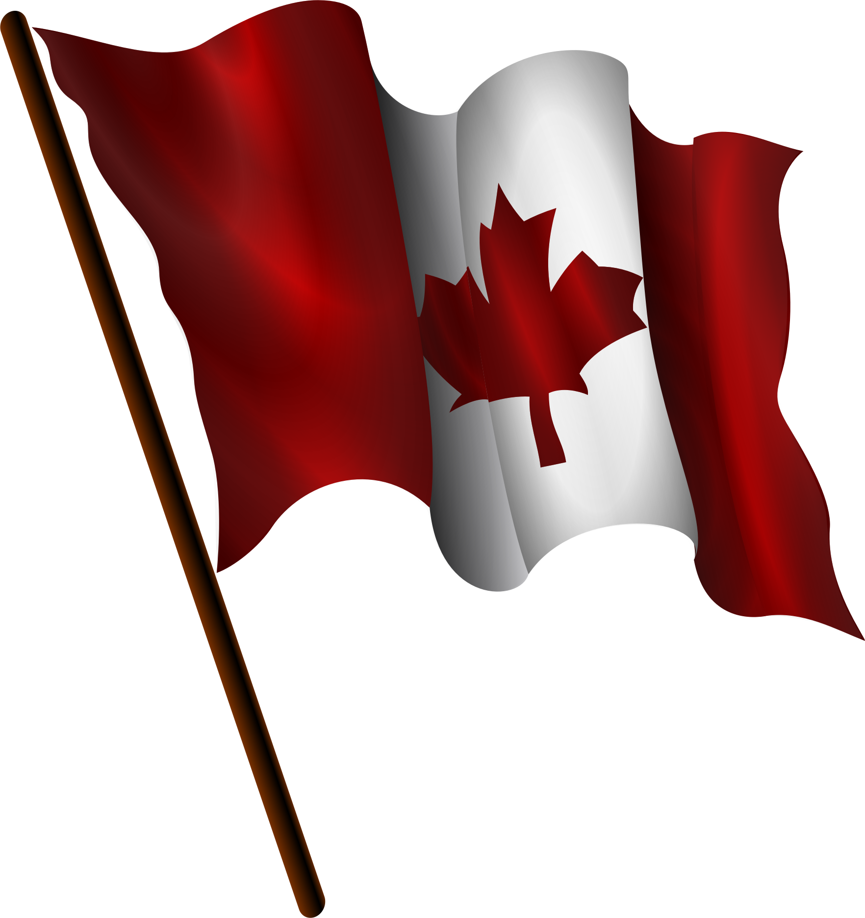 Clipart - Canadian Flag 9