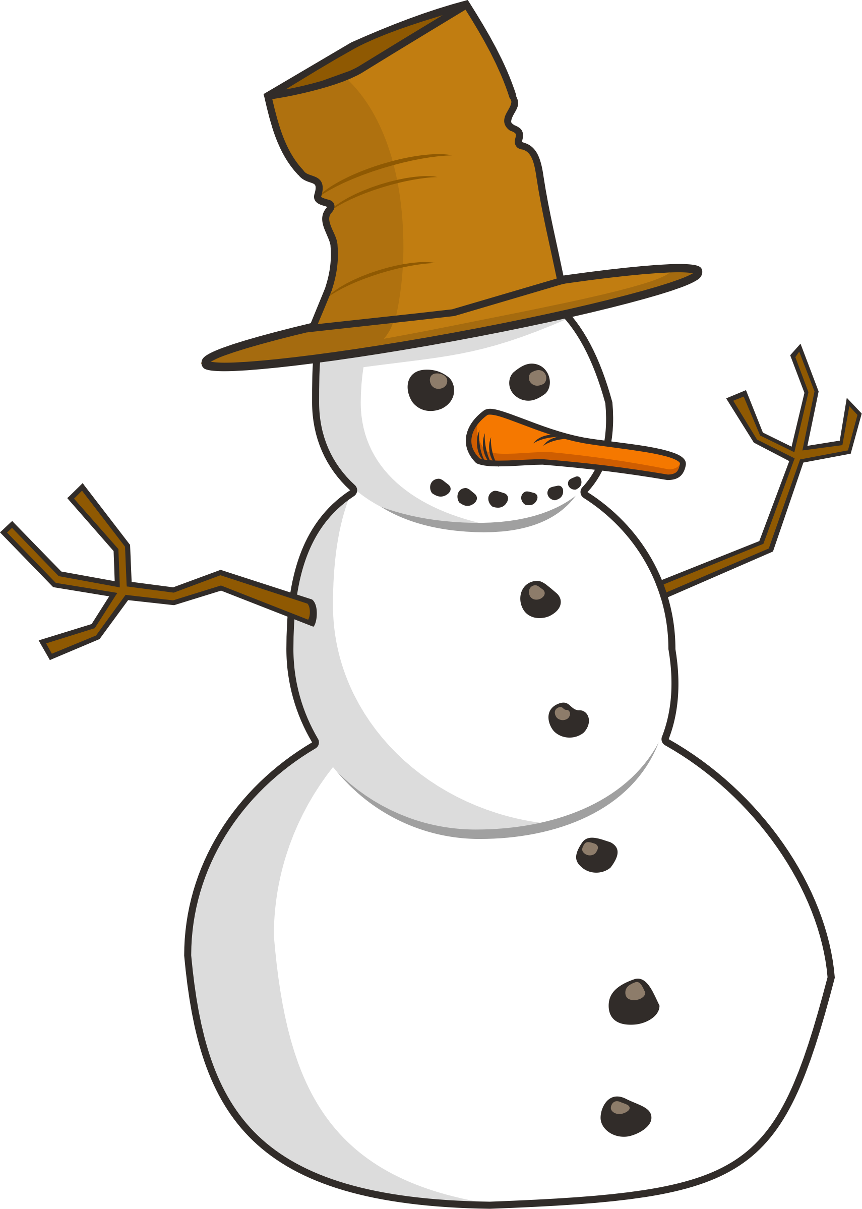 Clipart - snowman