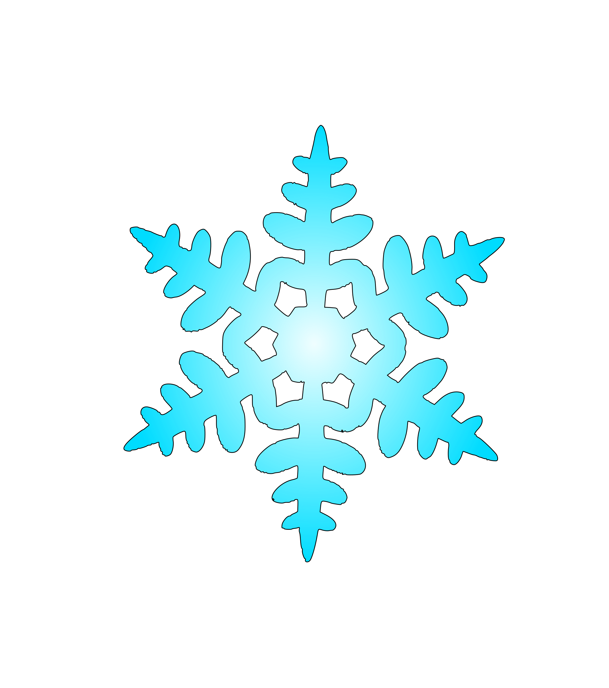 snowflake clipart microsoft - photo #28