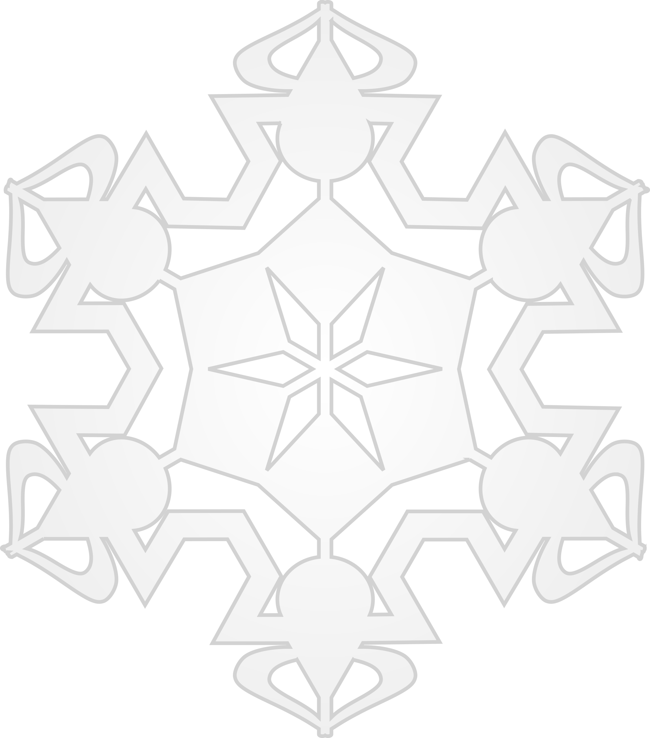 Clipart - Snowflake 6
