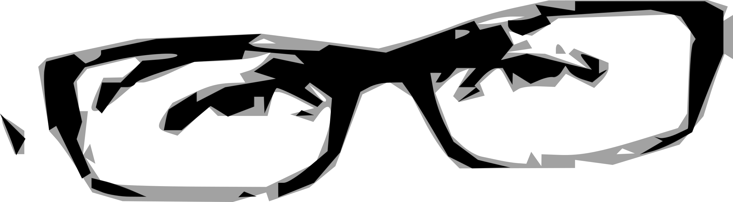 Clipart - Glasses with eyes