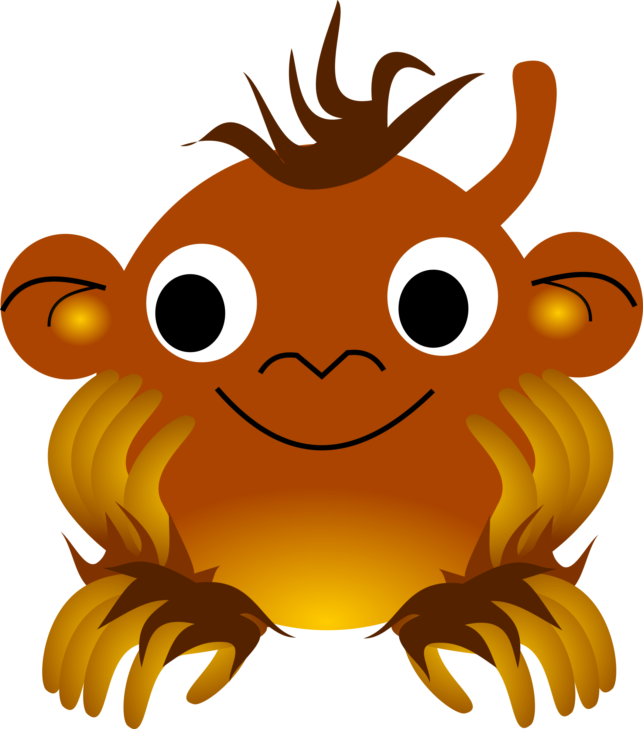 Clipart Chinese zodiac monkey