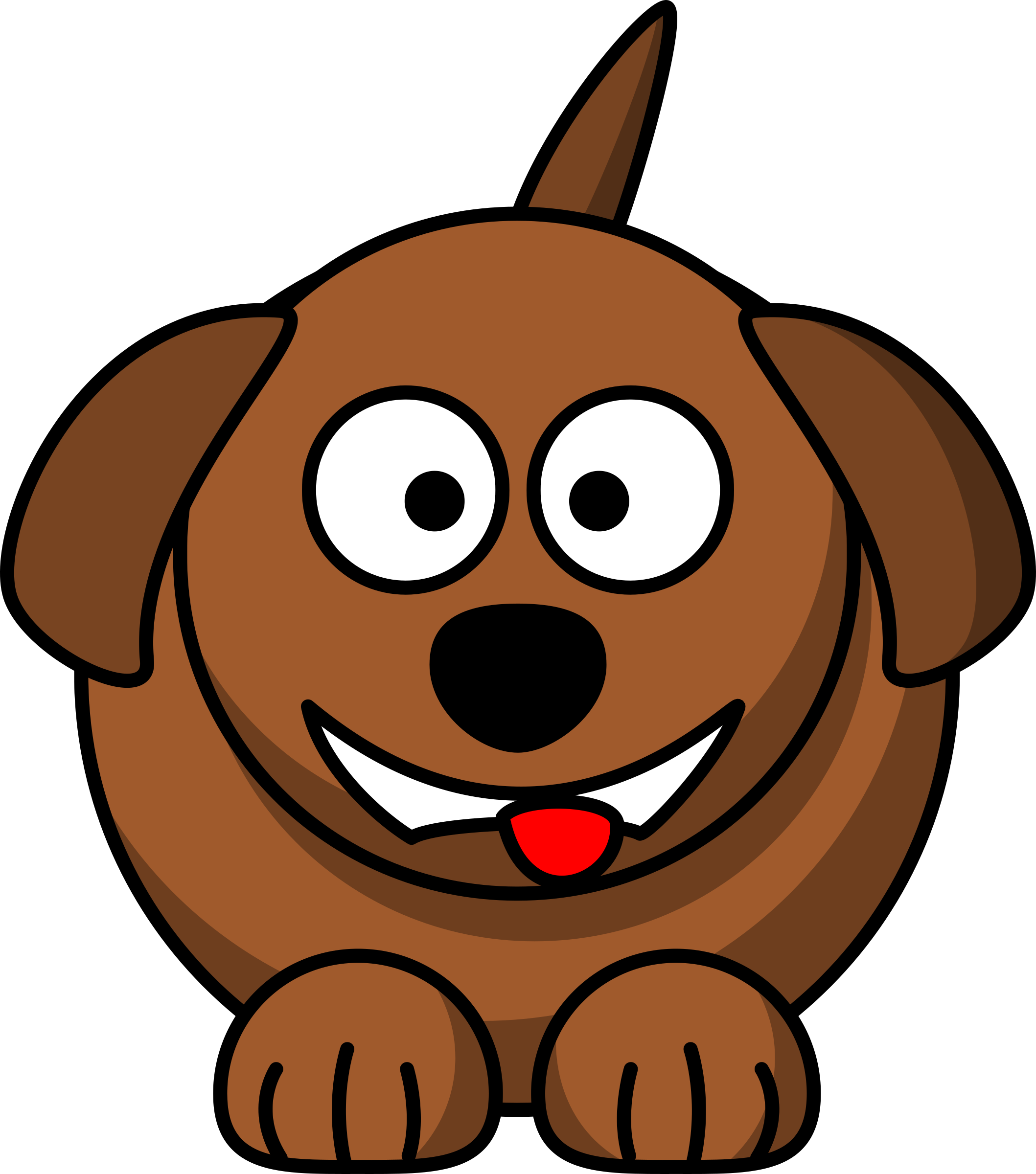 dog laughing clipart - photo #6