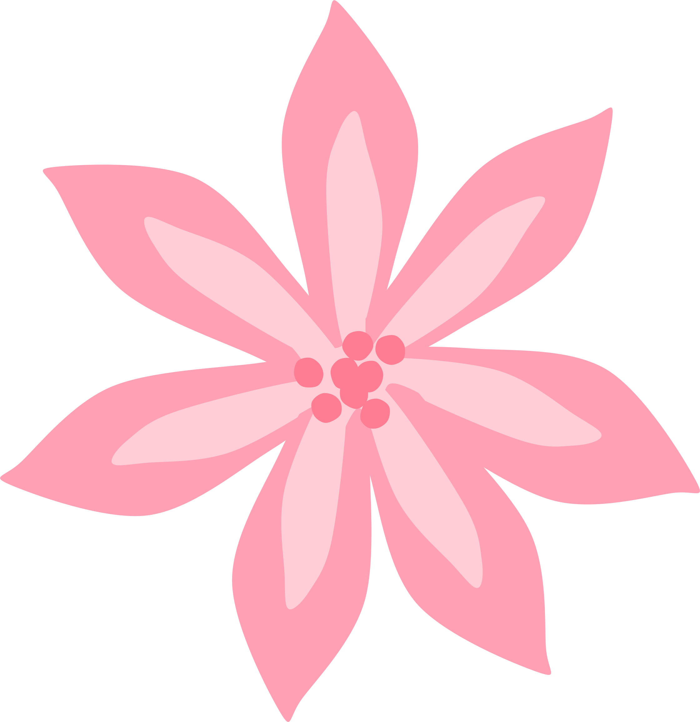 Clipart - Pink Lily