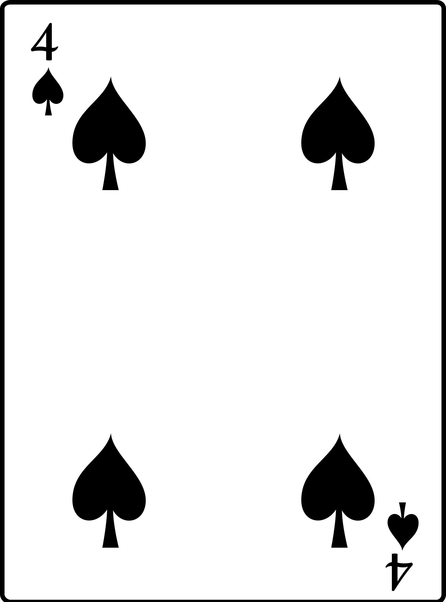 4 of spades cardology