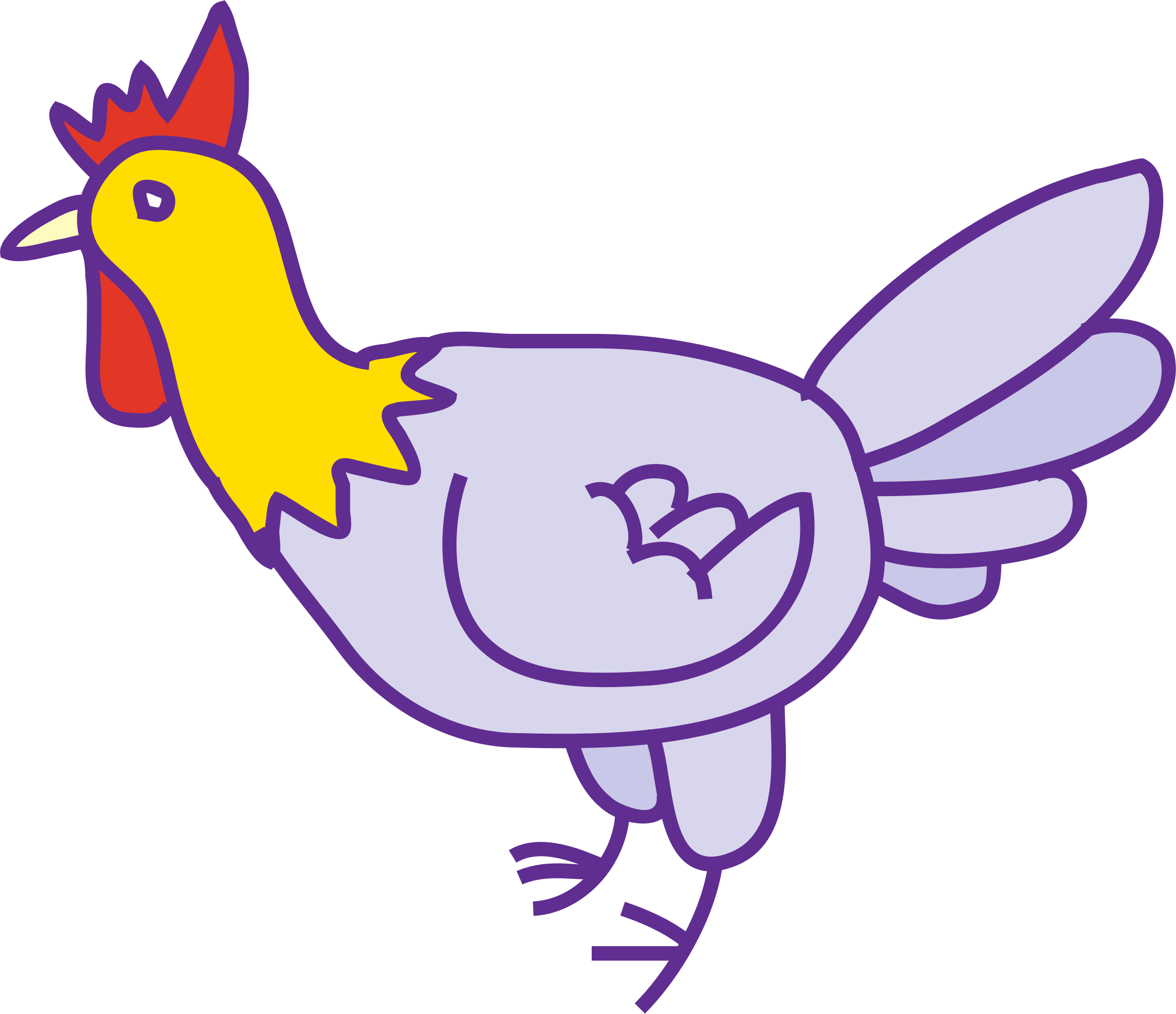 Gambar Ayam Cartoon