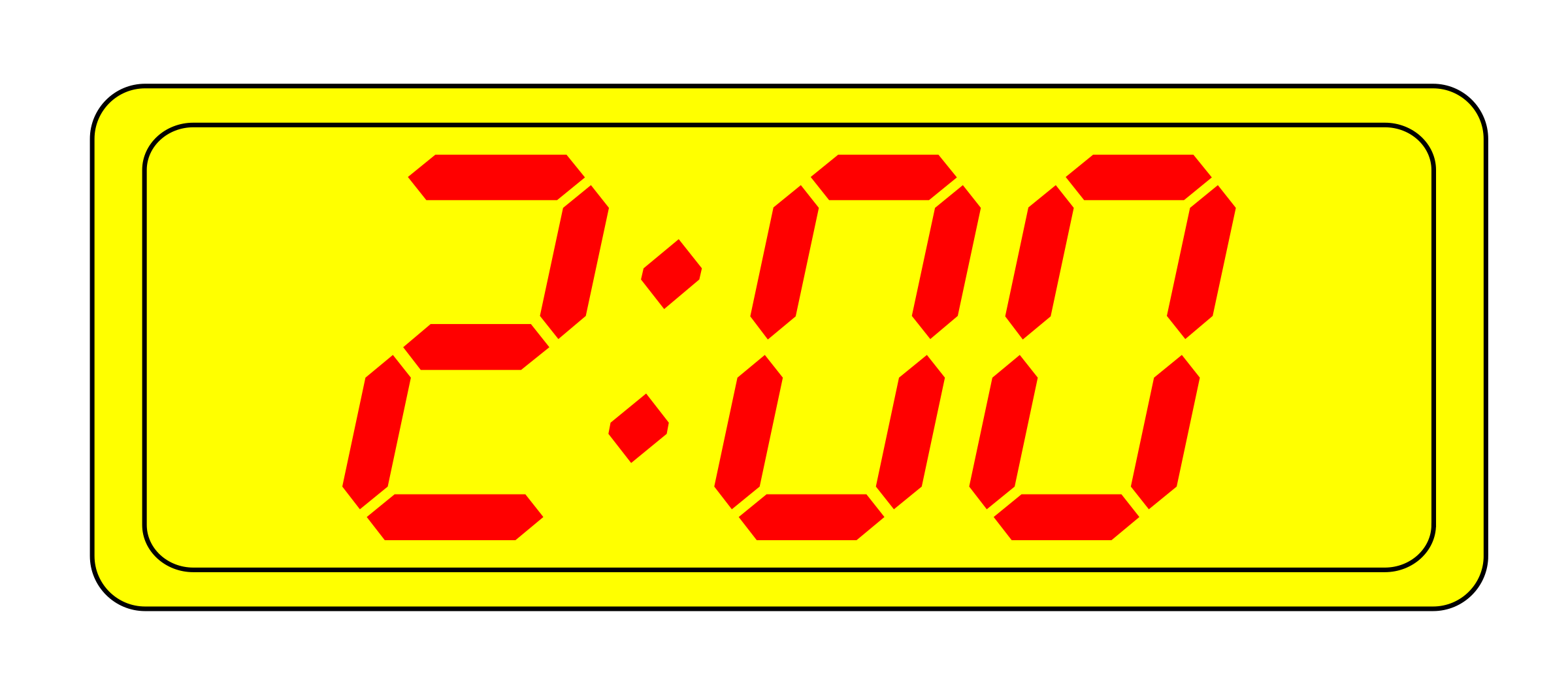 Clipart Digital Clock