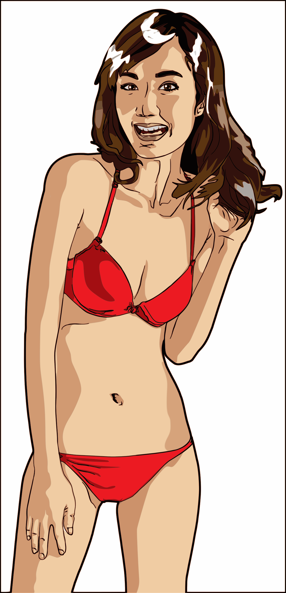 clipart girl in bikini - photo #50