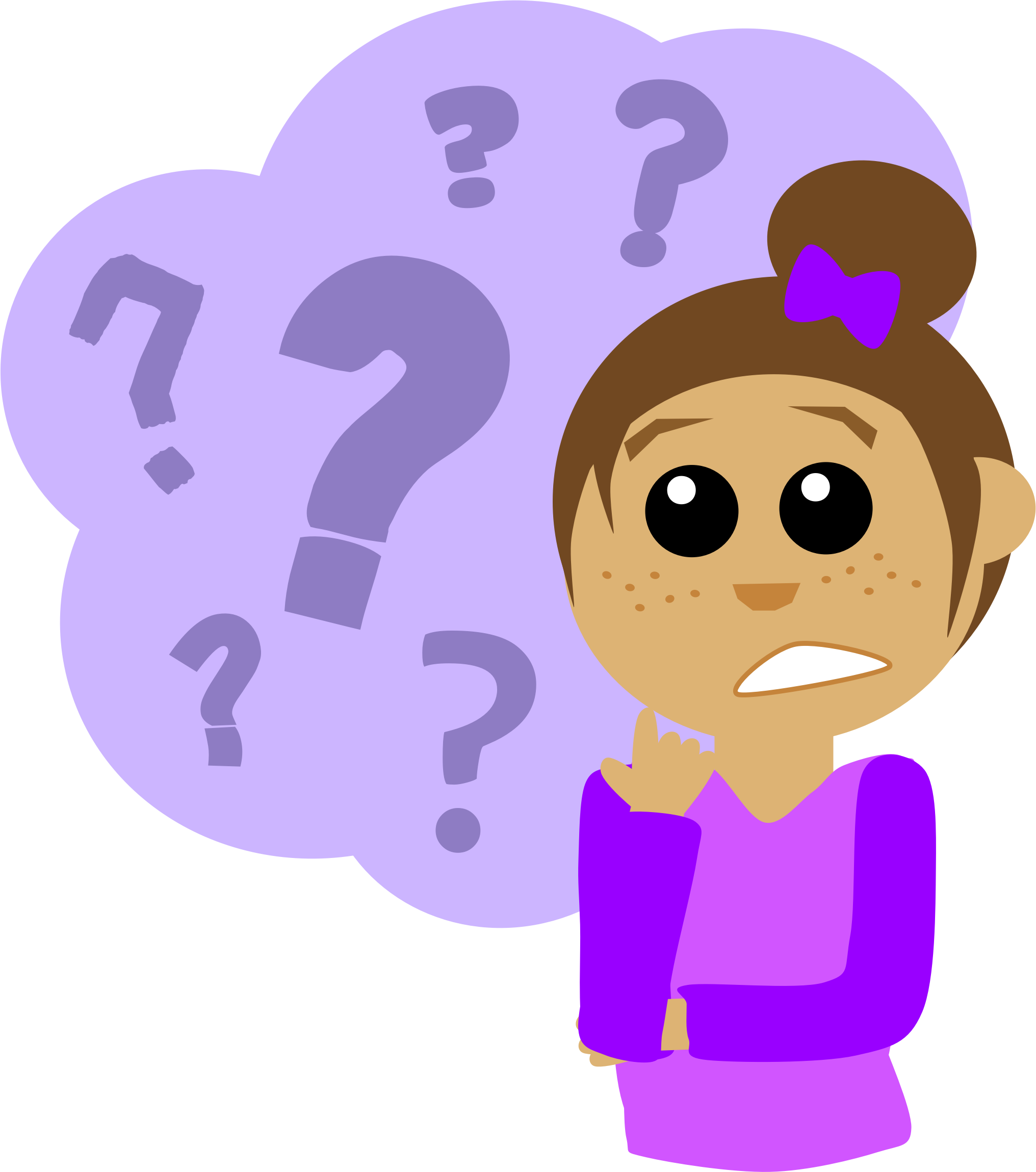 free clip art question woman - photo #5