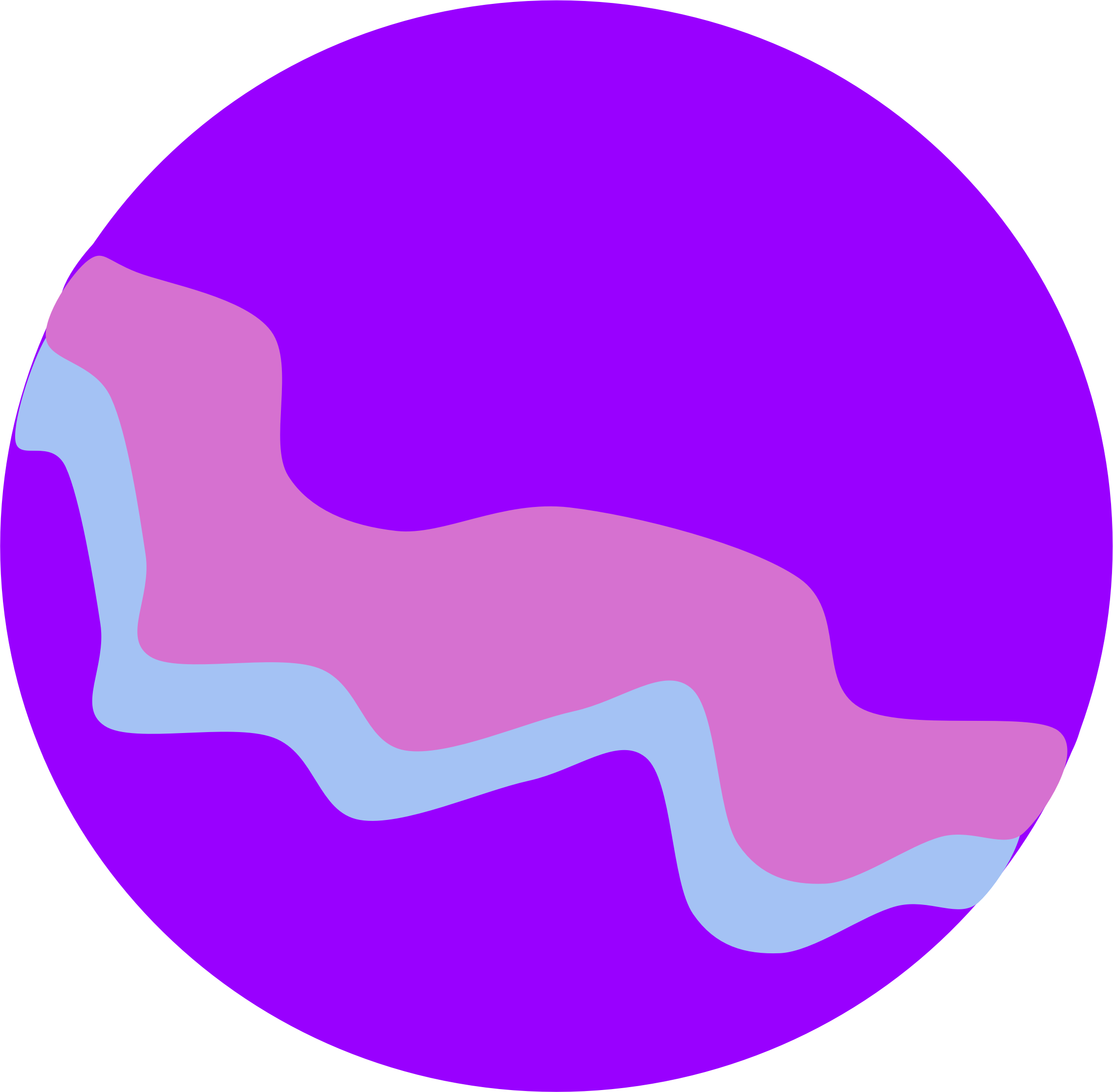 clipart purple planet