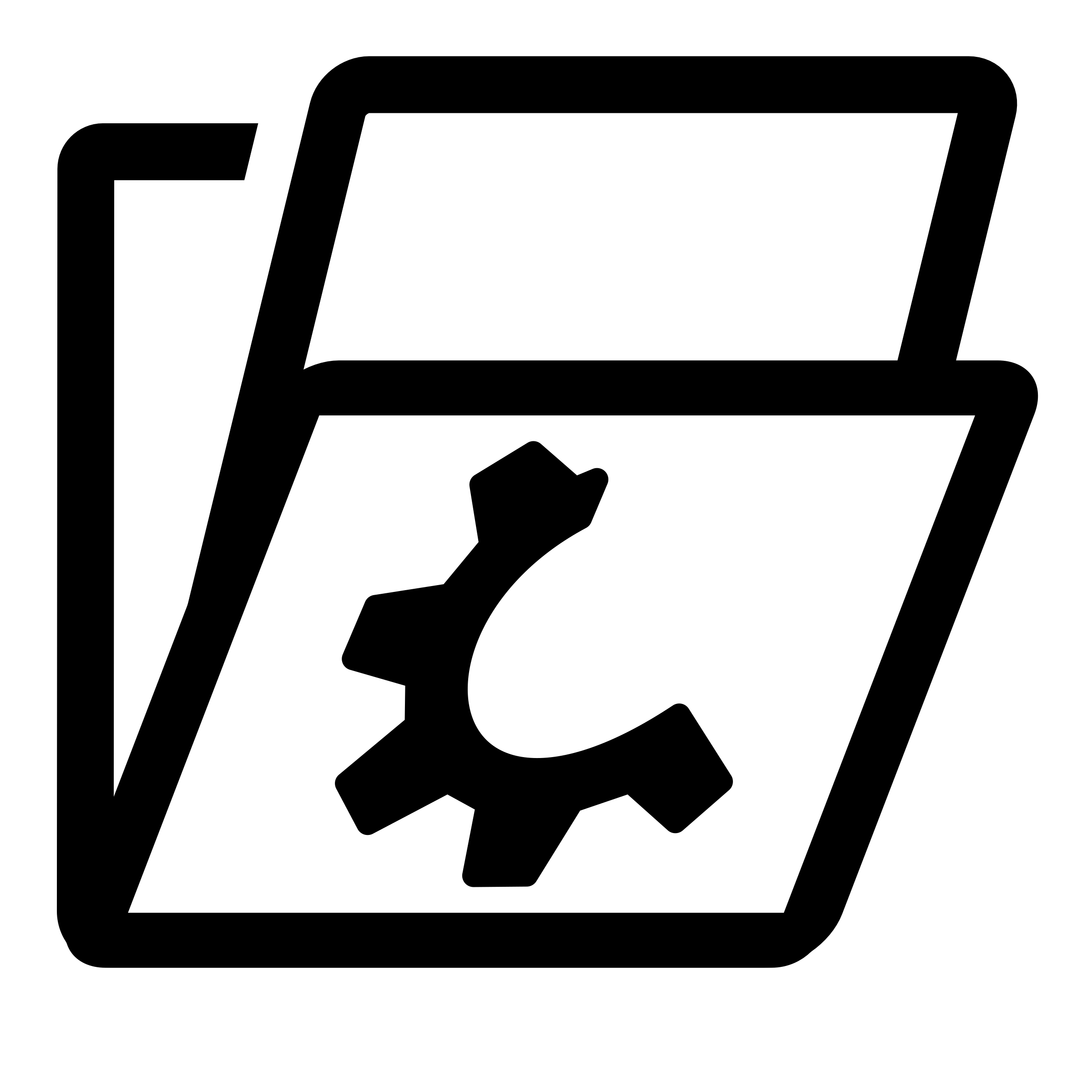 Clipart - mono folder txt