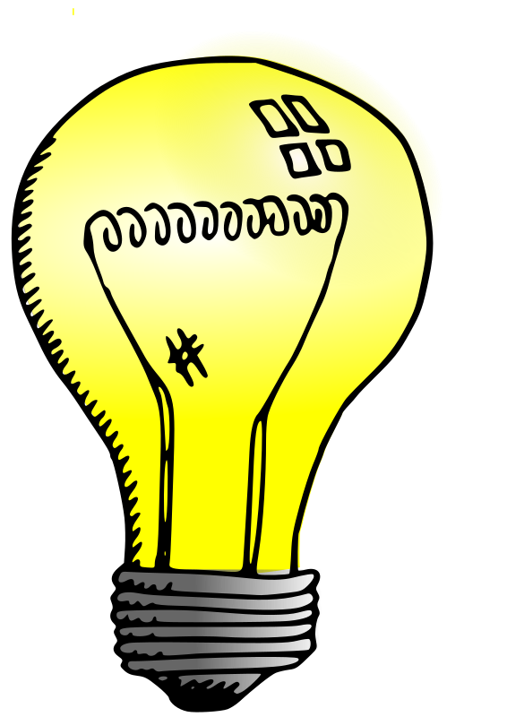 Clipart Incandescent Light Bulb