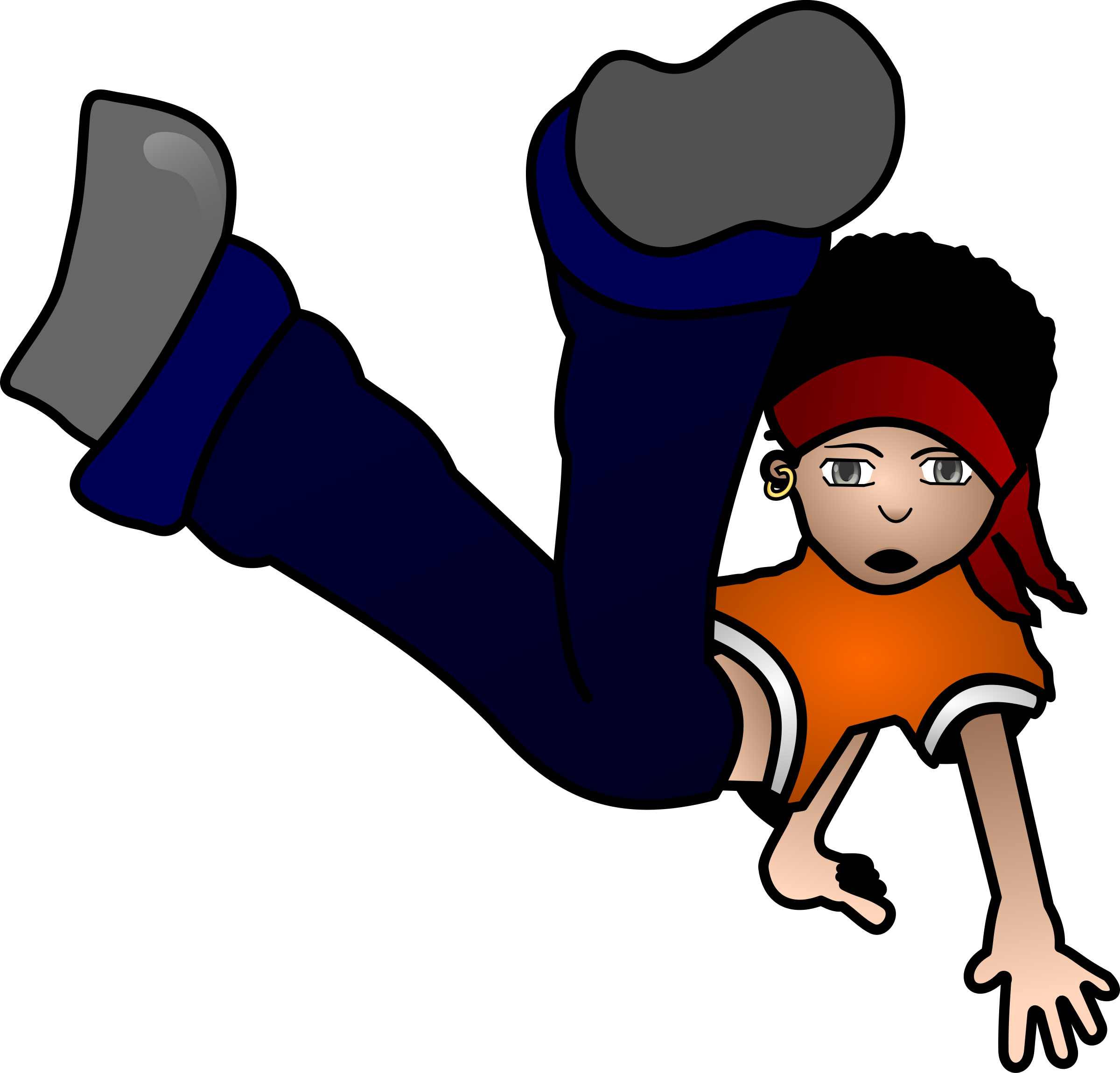 Clipart - Hip Hop Kid 1