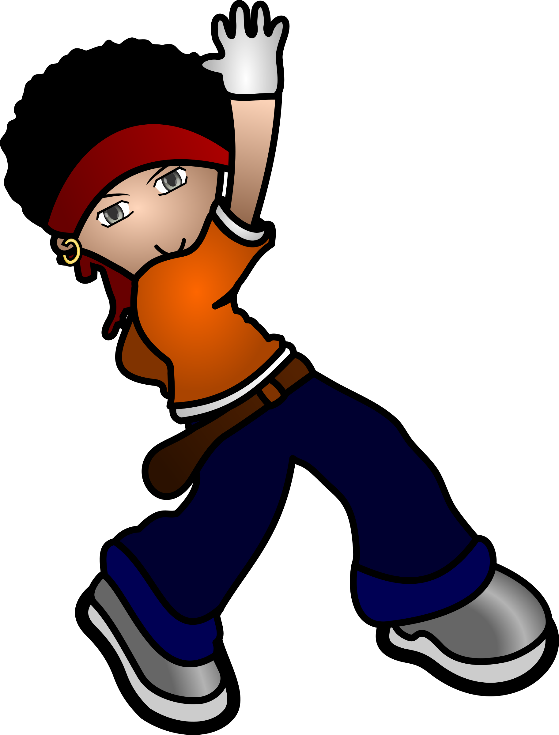 Clipart - Hip Hop Kid 2