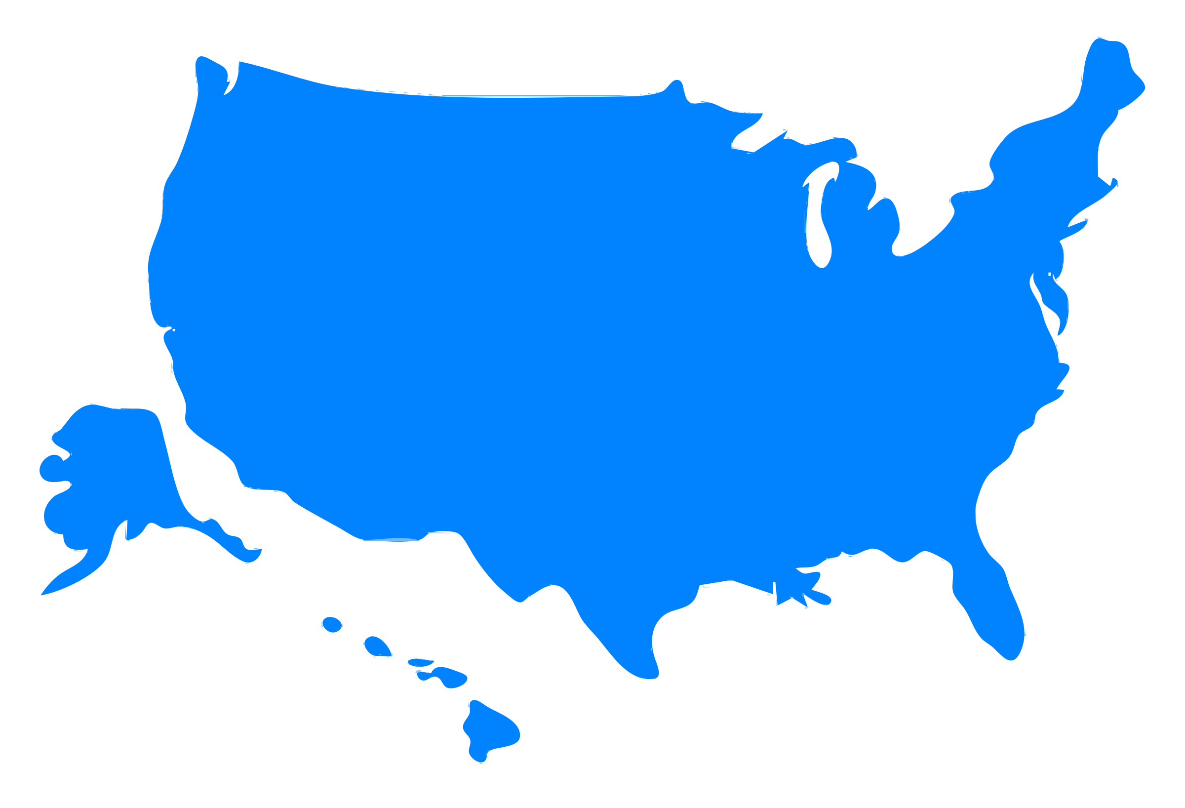 clipart map of america - photo #16