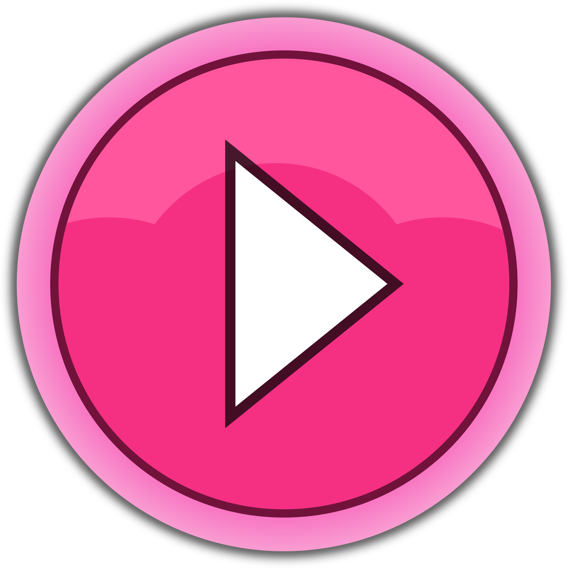 Clipart - pink button play