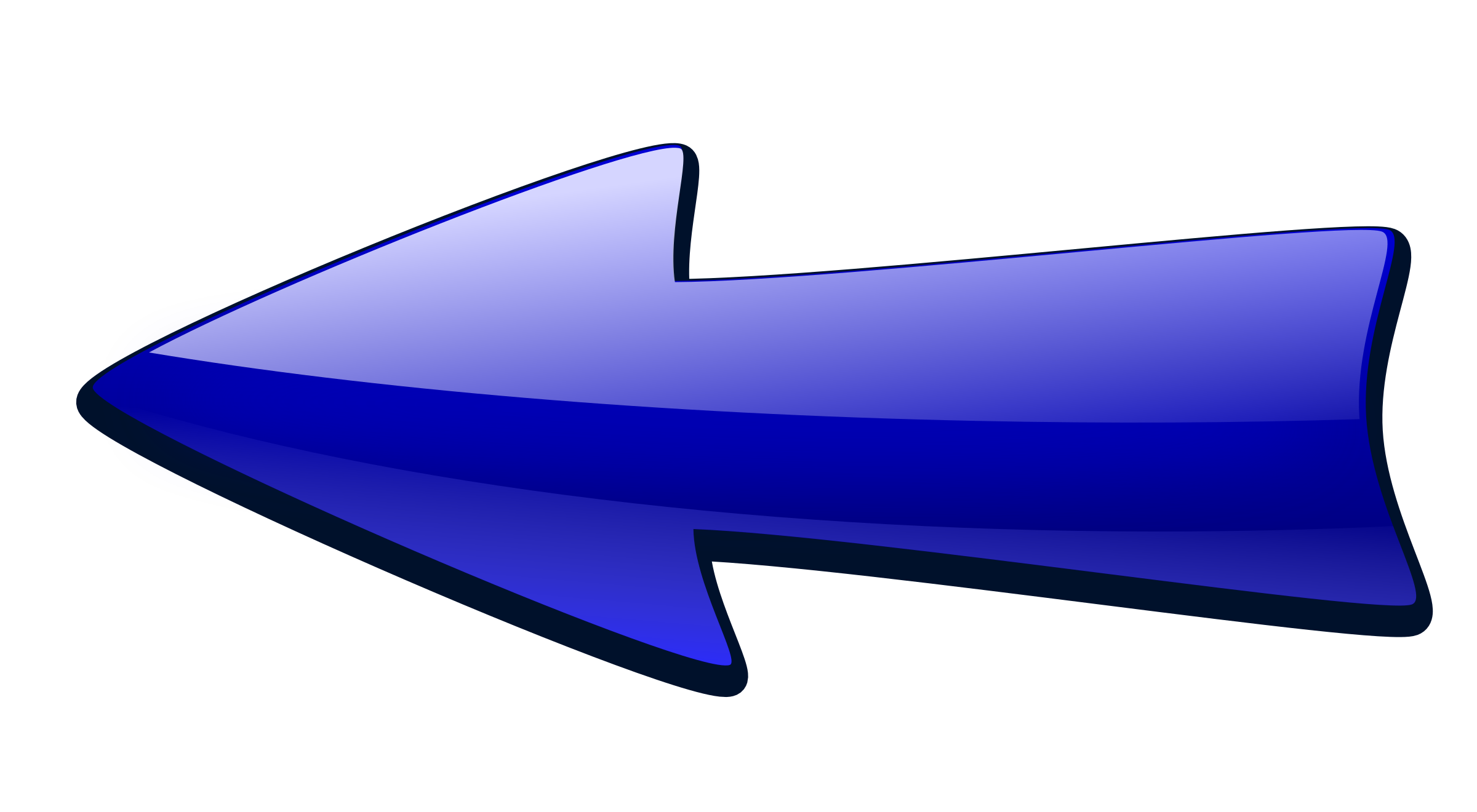 Clipart - Long Arrow Left