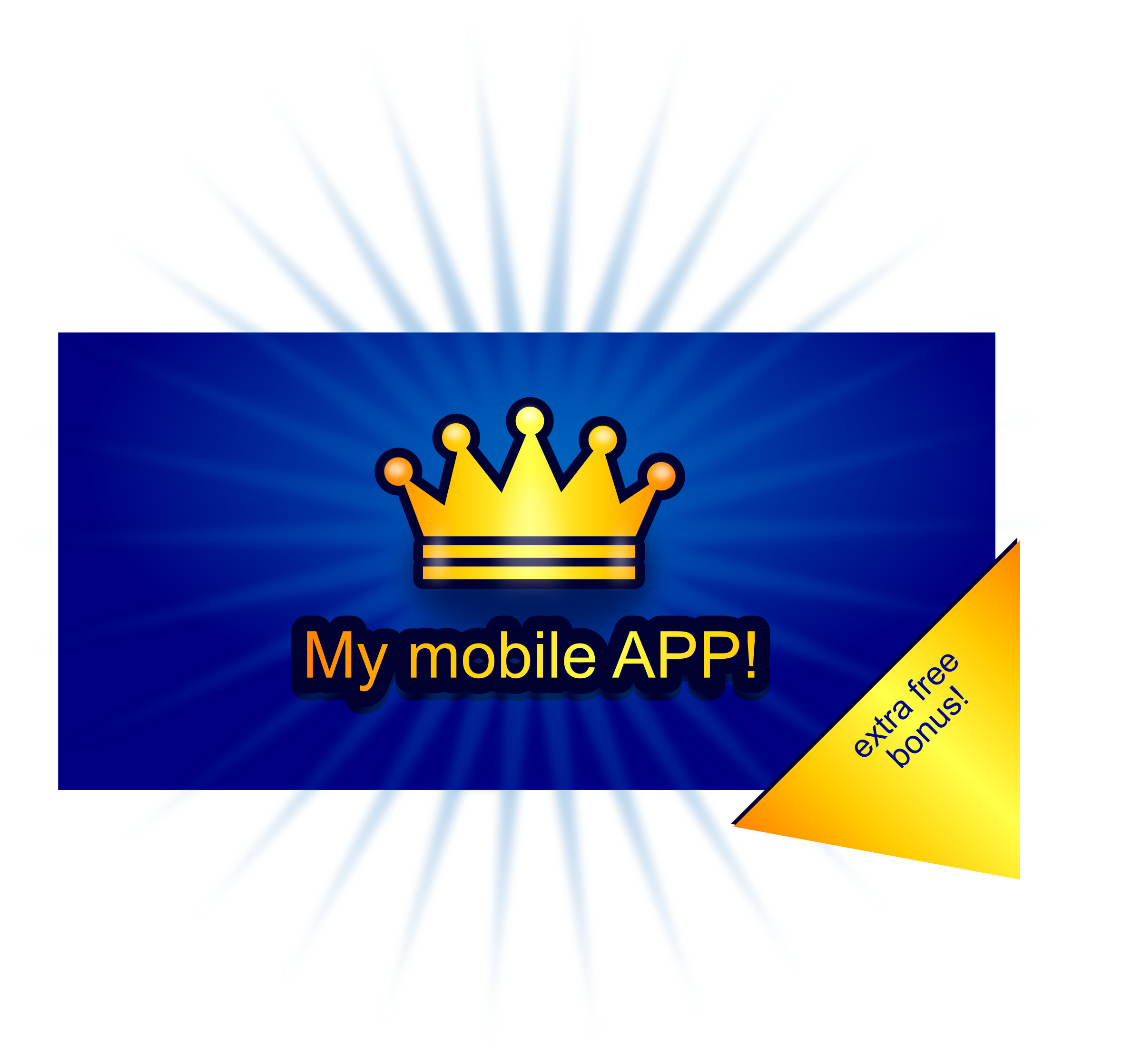 Clipart - Mobile app feature graphics template - google play