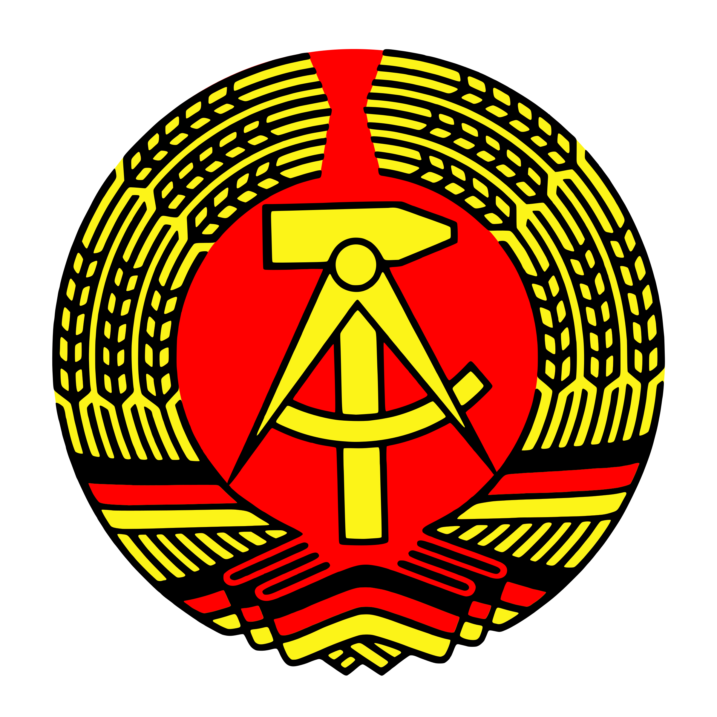 Clipart GDR Emblem DDR 