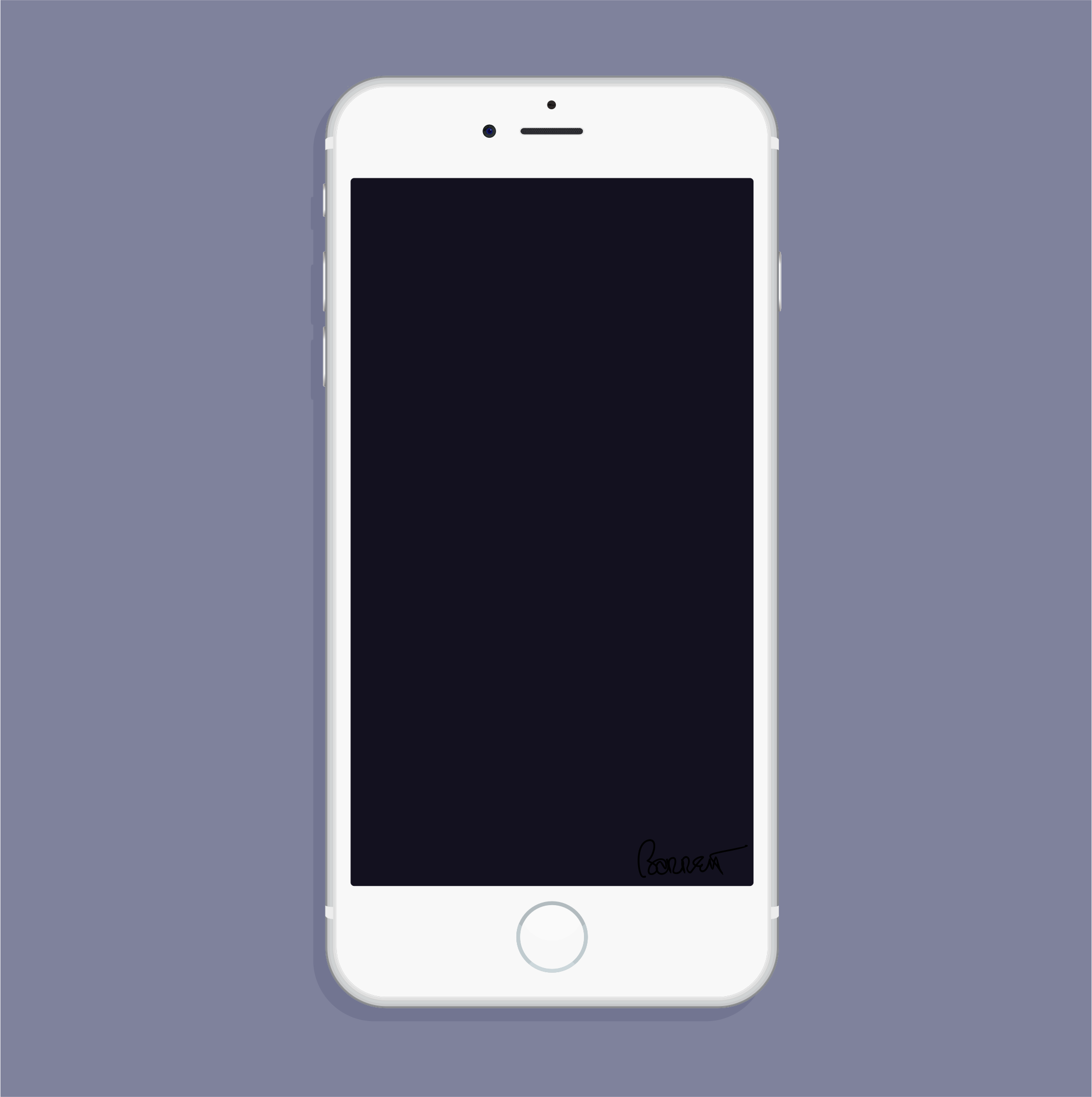 Clipart - White New iPhone 6