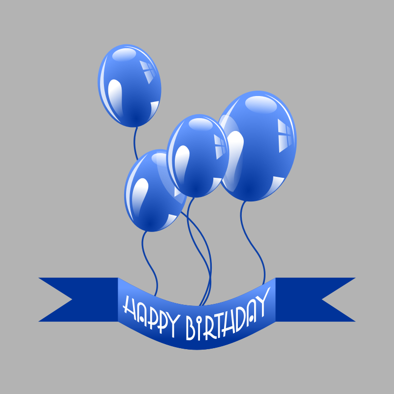 Clipart Birthday Celebration With Balloons Clipart Birthday Celebration With Balloons