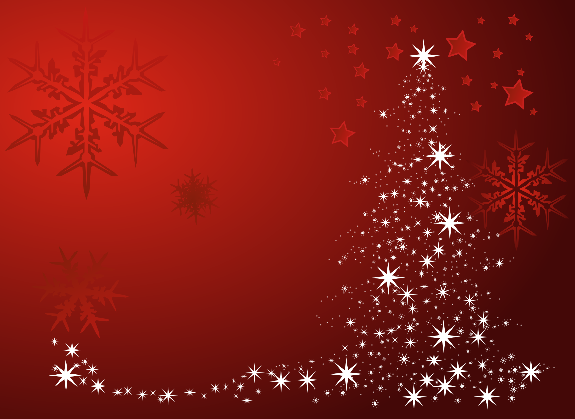 clipart christmas three snowflakes and stars dark christmas cards