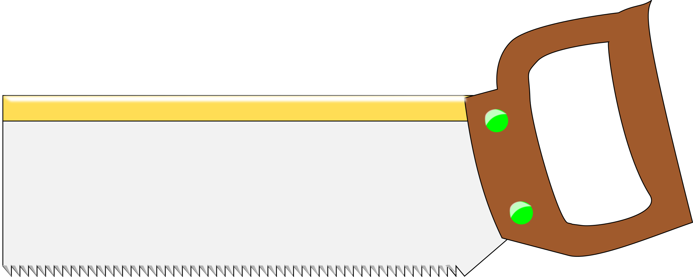 Clipart - Back Saw