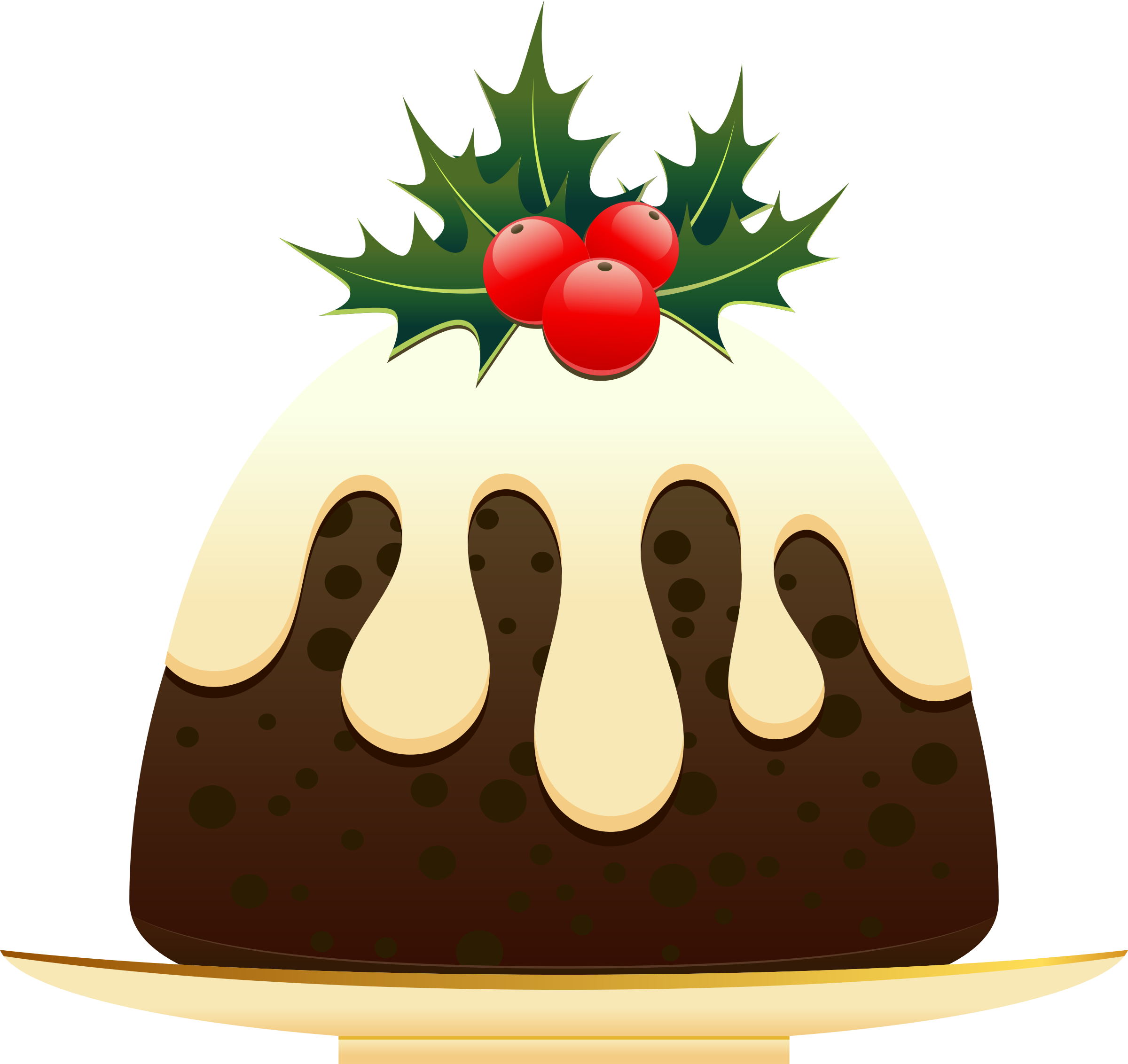 free clipart christmas pudding - photo #2