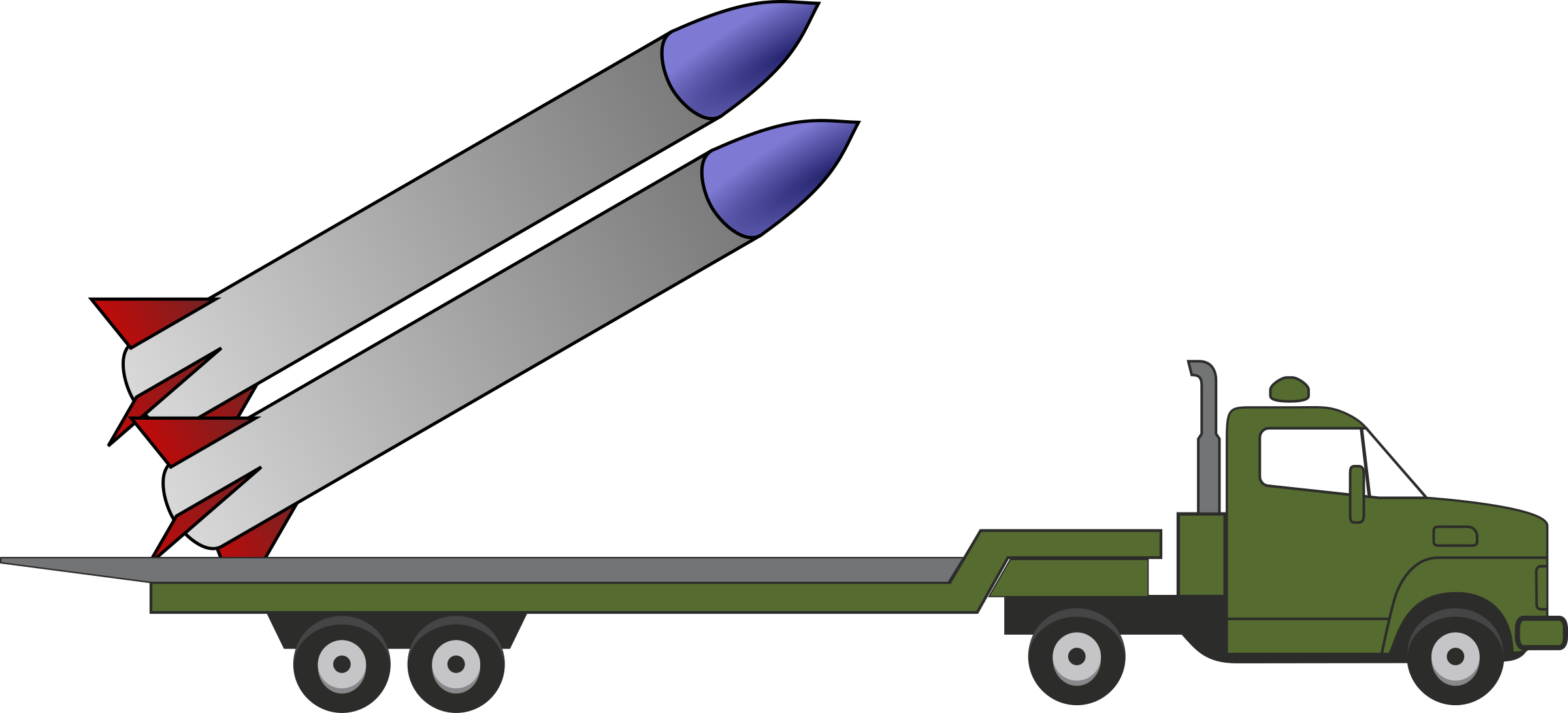 Clipart missile truck