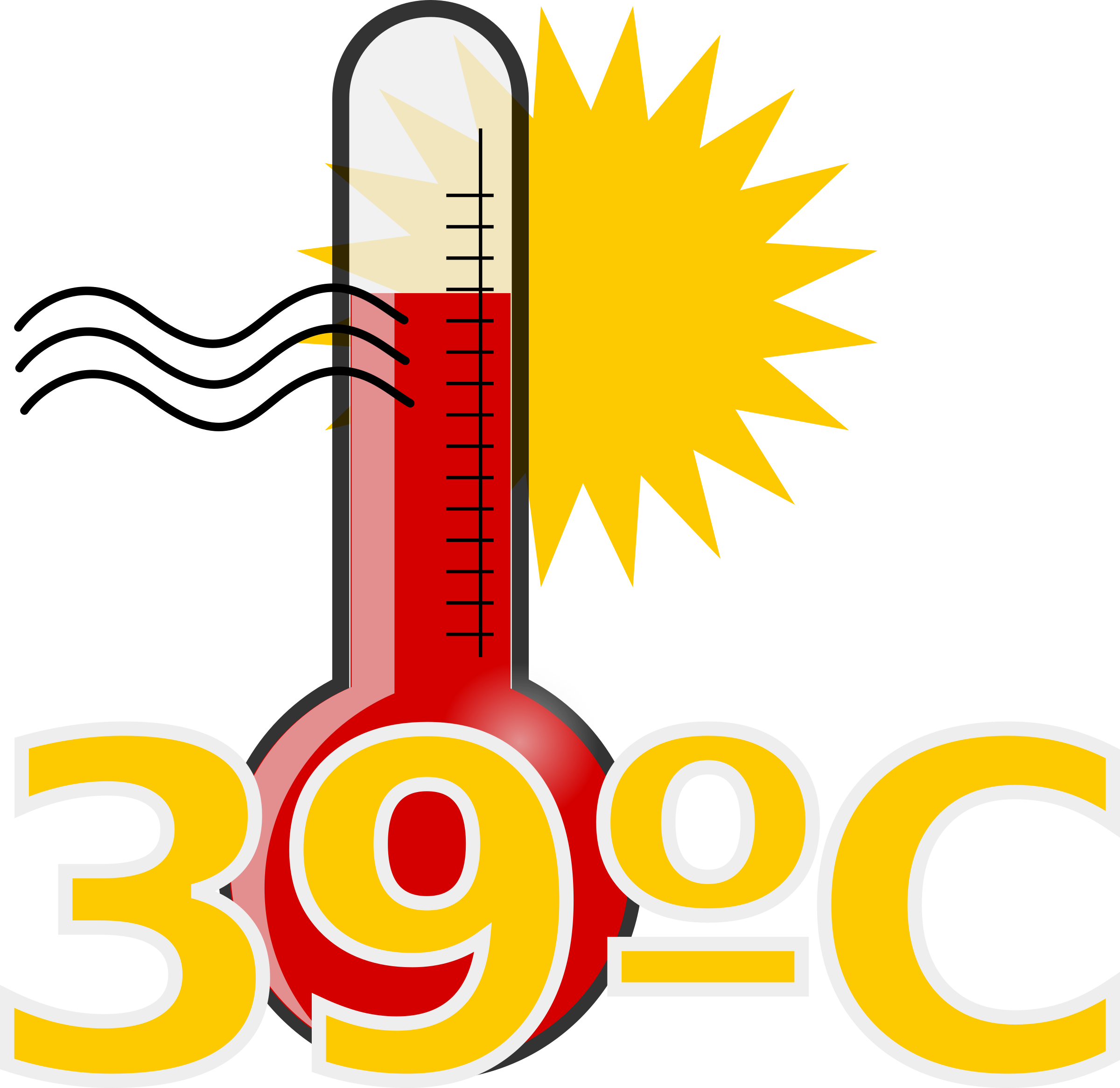 Clipart - Termômetro quente thermometer hot