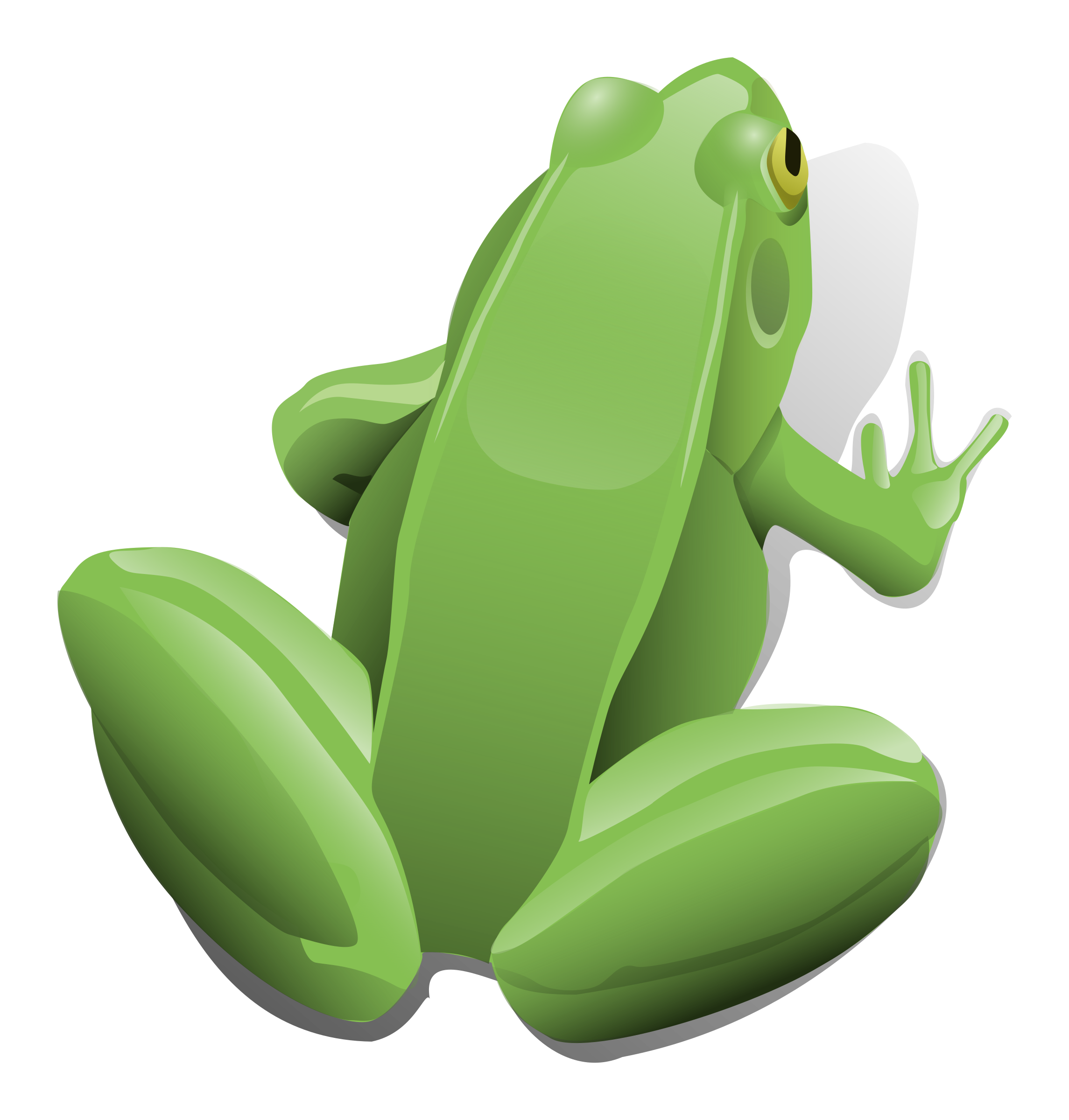 clipart-green-sitting-frog