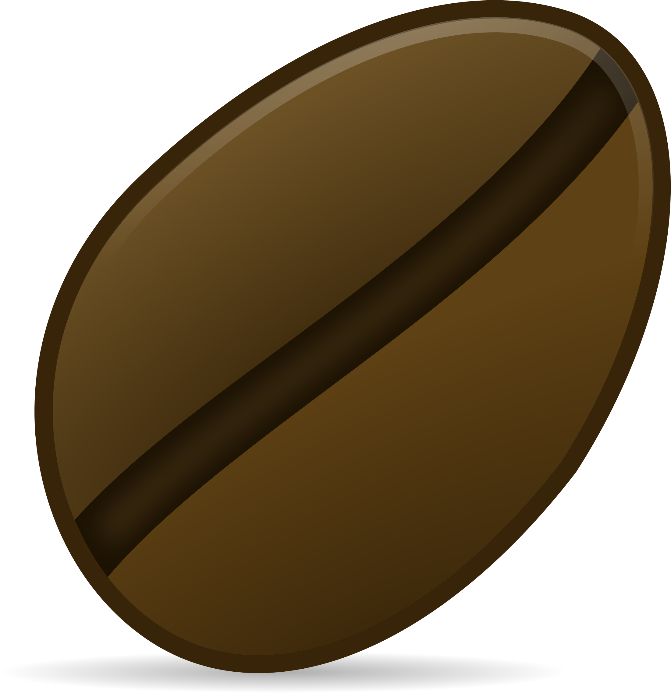 Clipart - Coffee Bean Icon