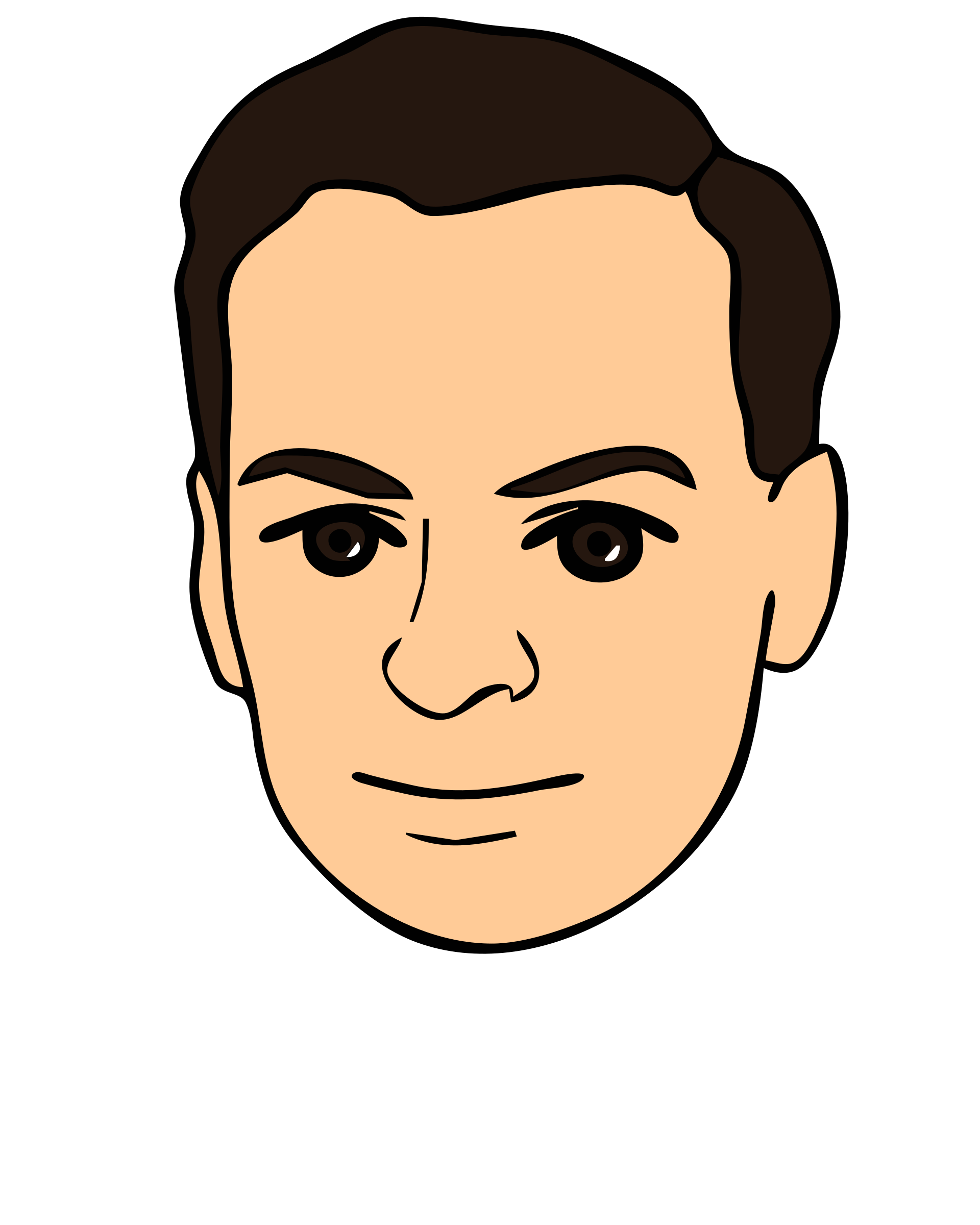 clipart man face - photo #25