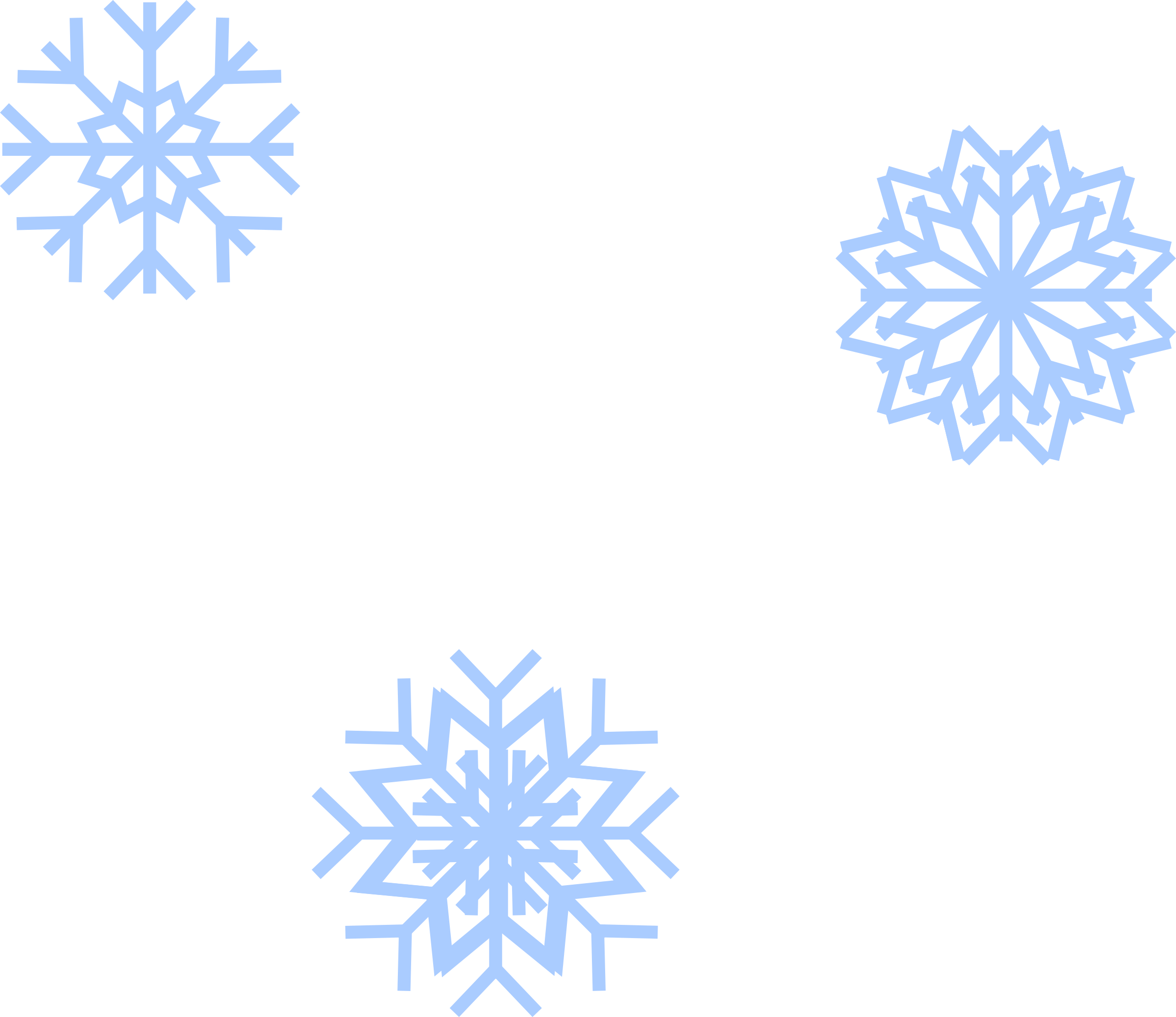 clipart snowflakes falling - photo #29