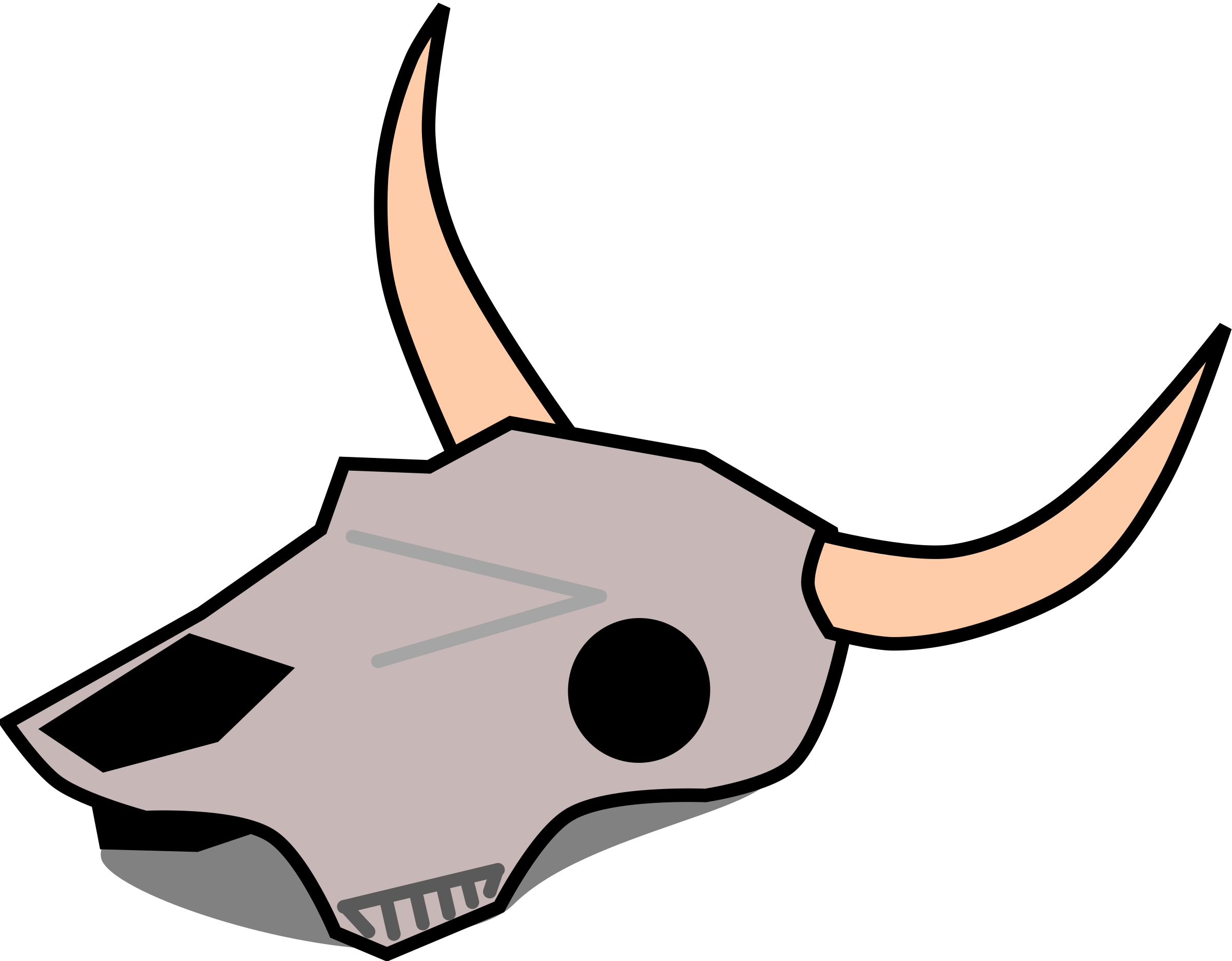 clip art cow skull - photo #8