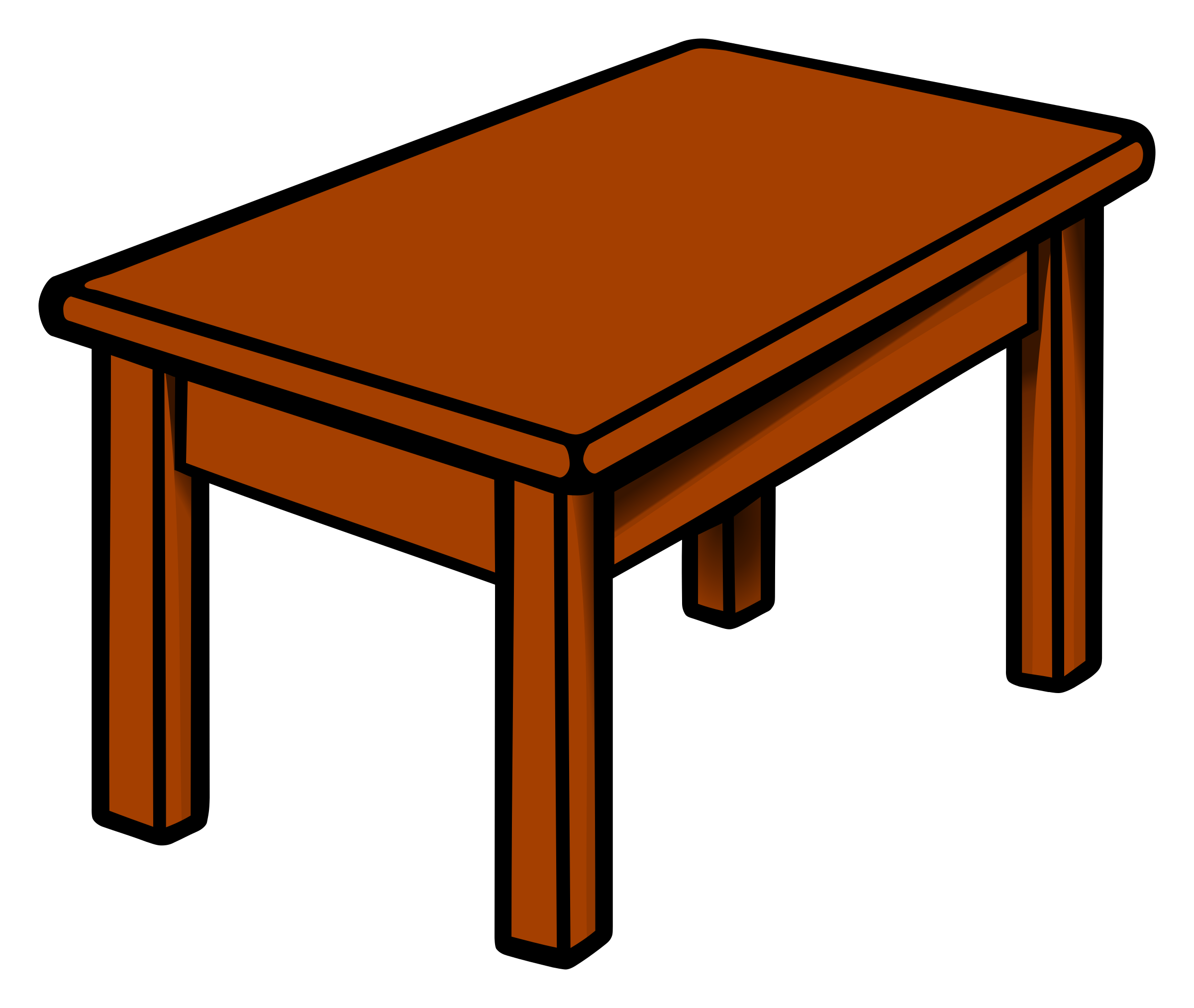 table  coloured by frankes