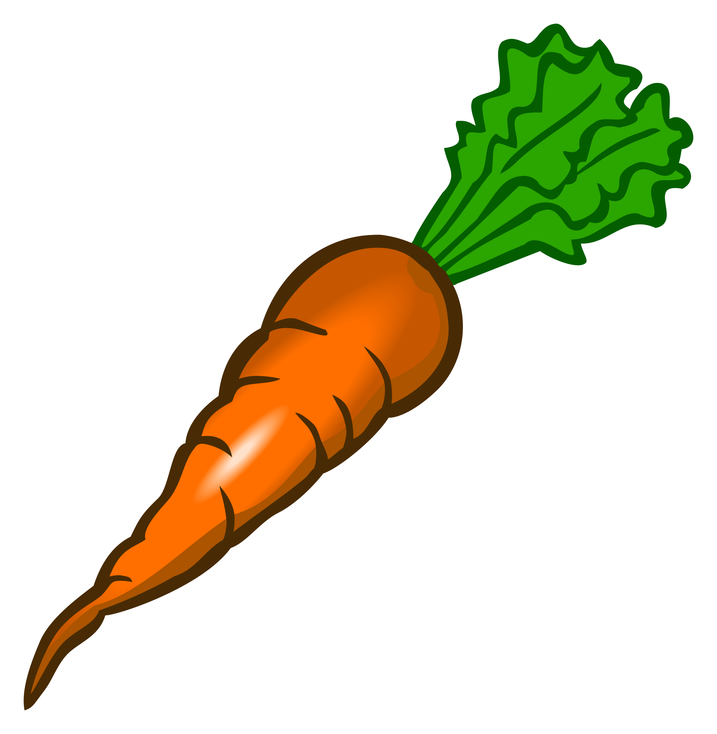 free black and white clipart carrot - photo #18