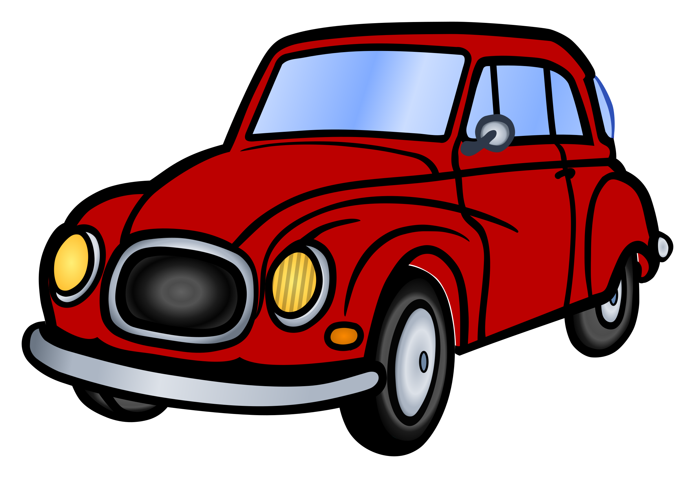 Clipart - car - coloured