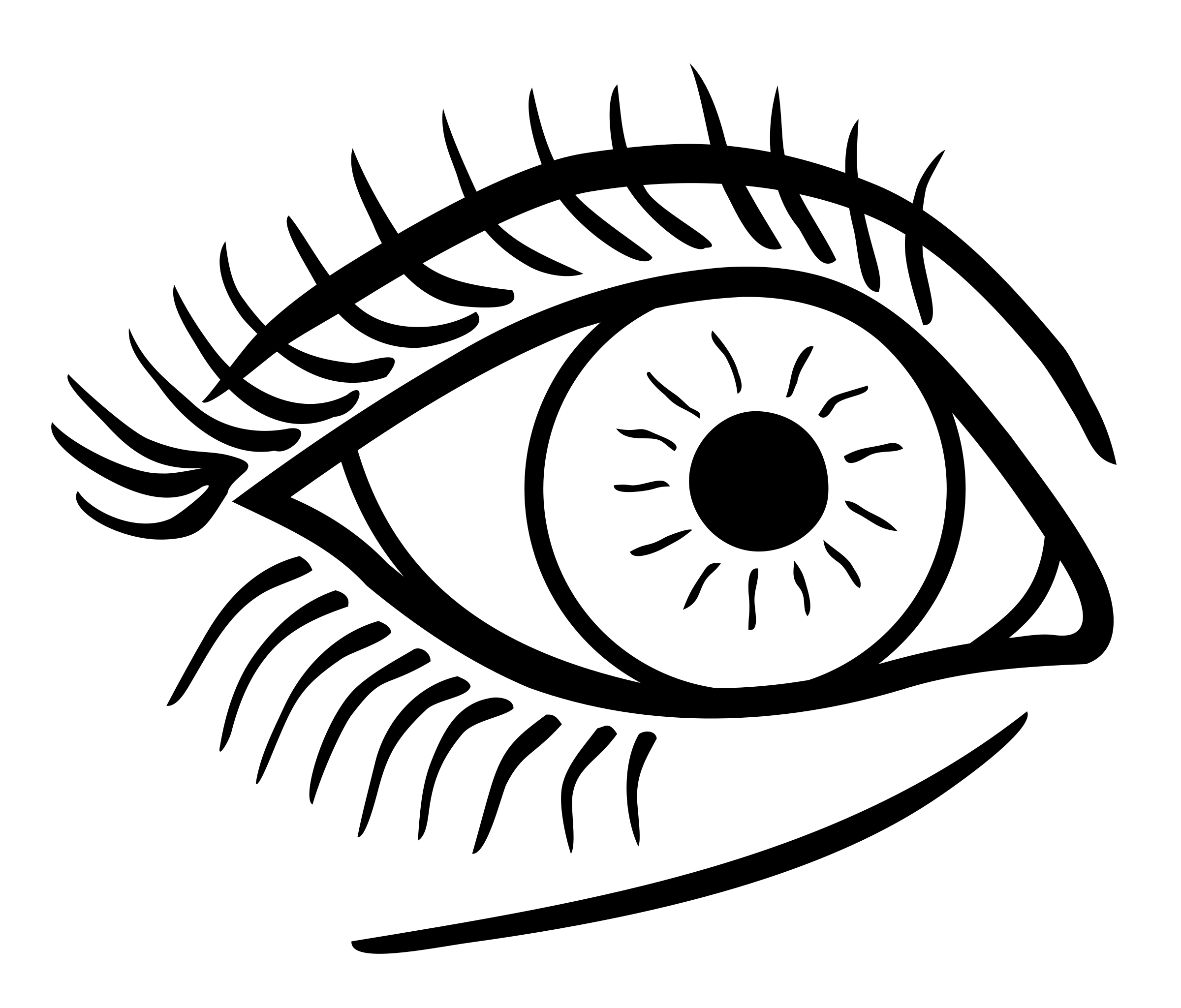 Clipart eye lineart