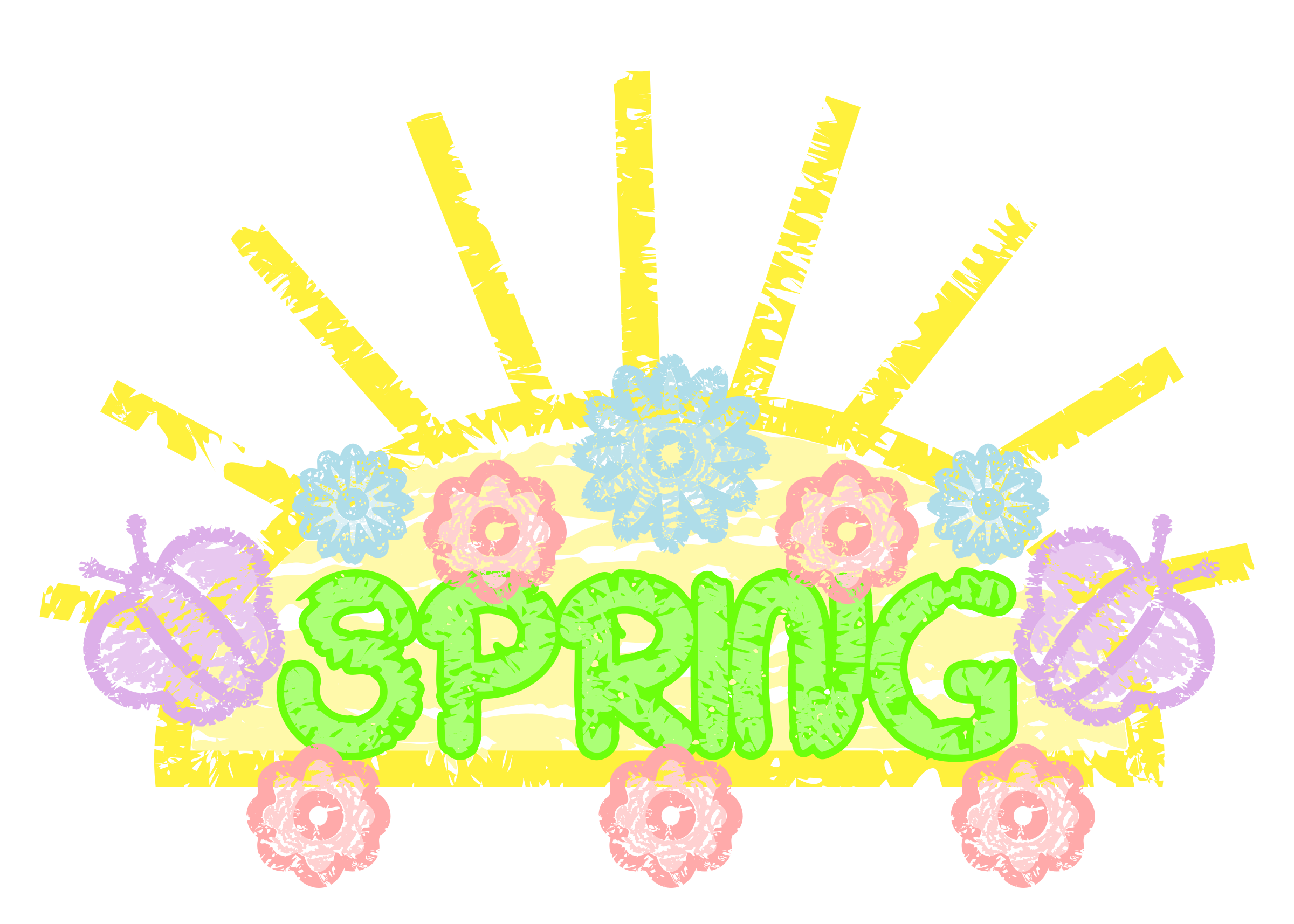 word spring clip art - photo #11