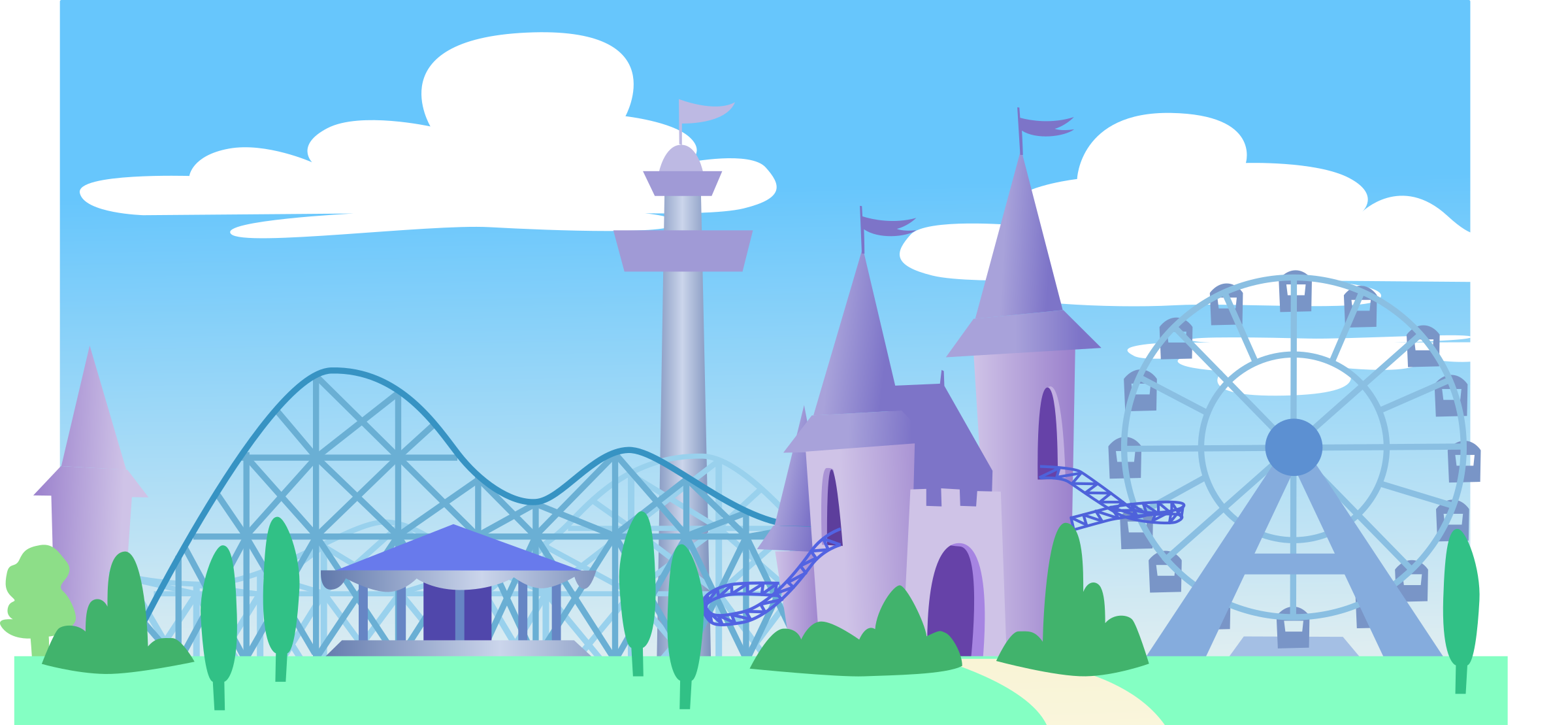 Clipart - Theme park
