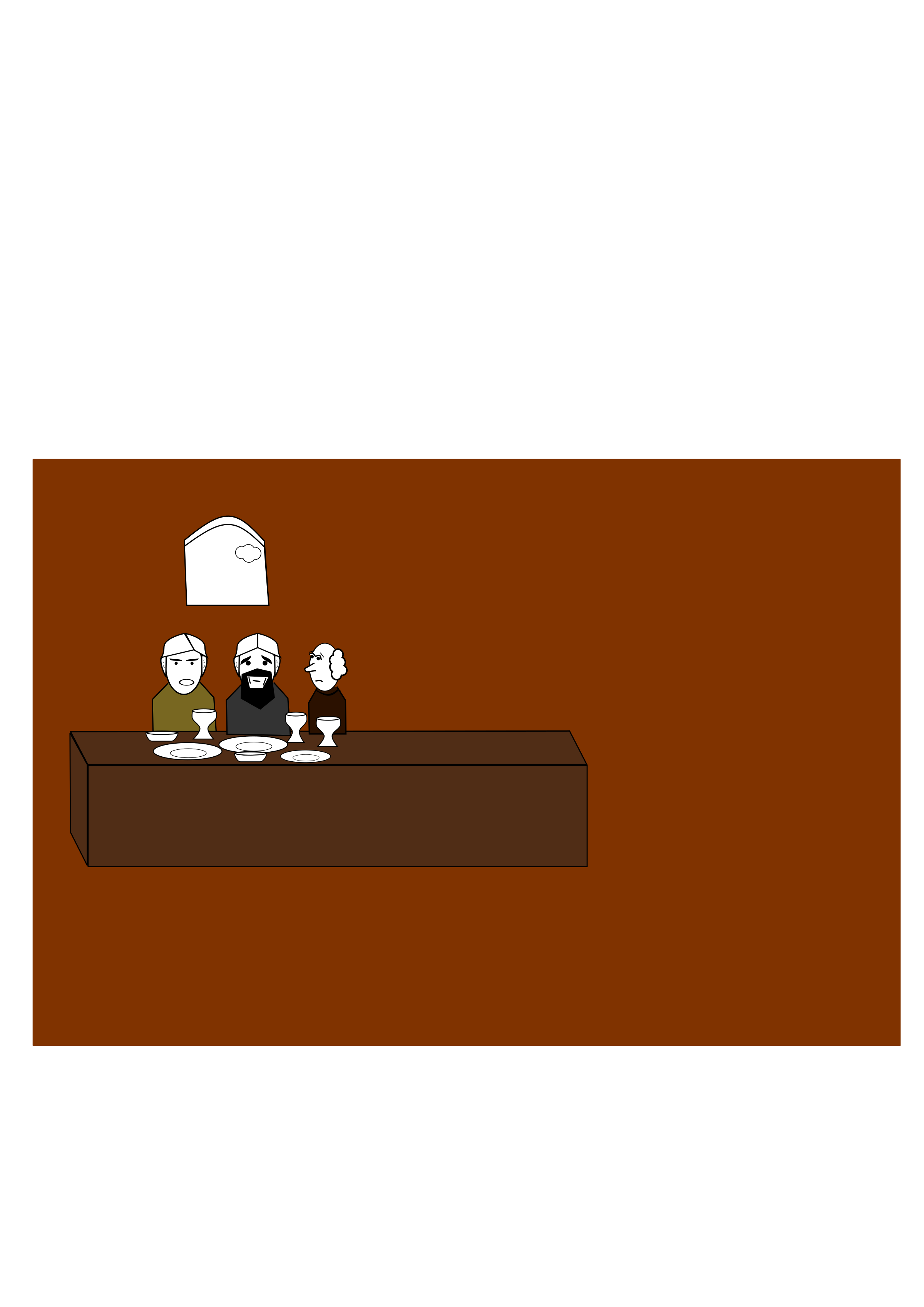 Clipart - The Last Supper