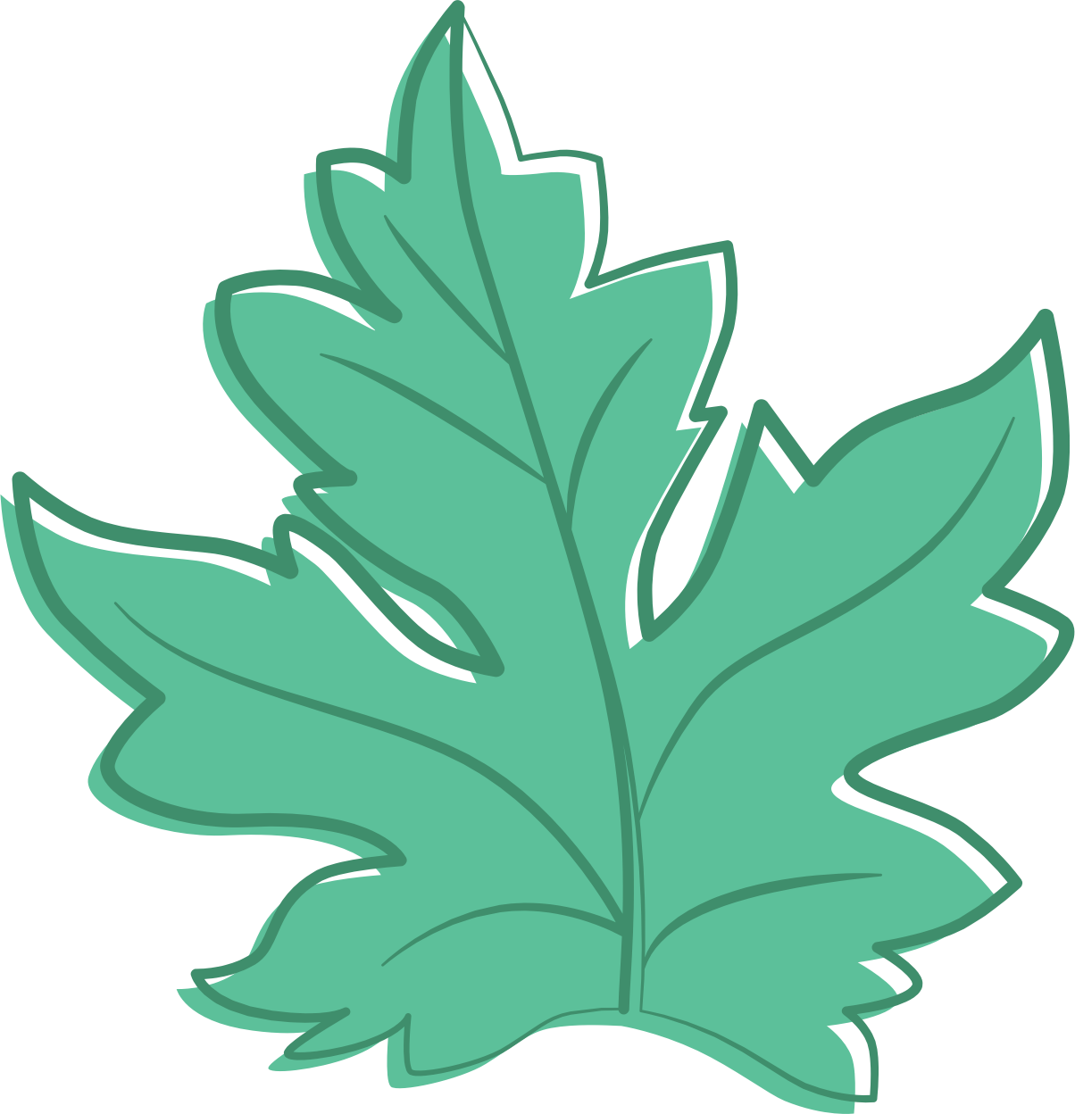 clipart green maple leaf - photo #20
