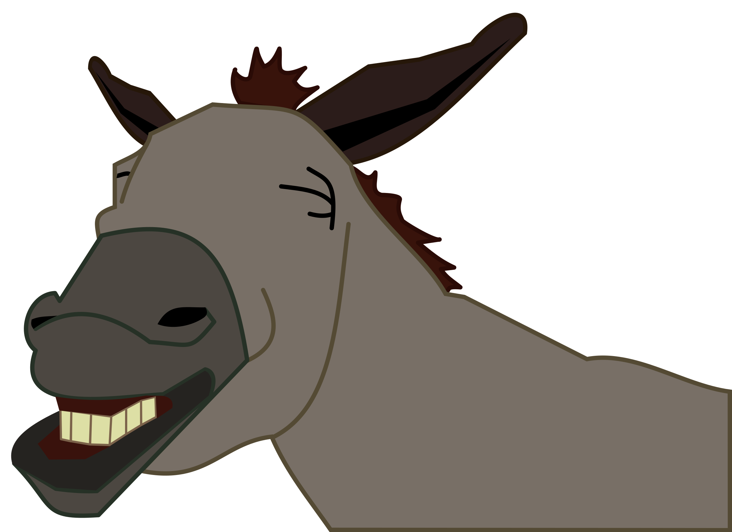 Clipart - Donkey