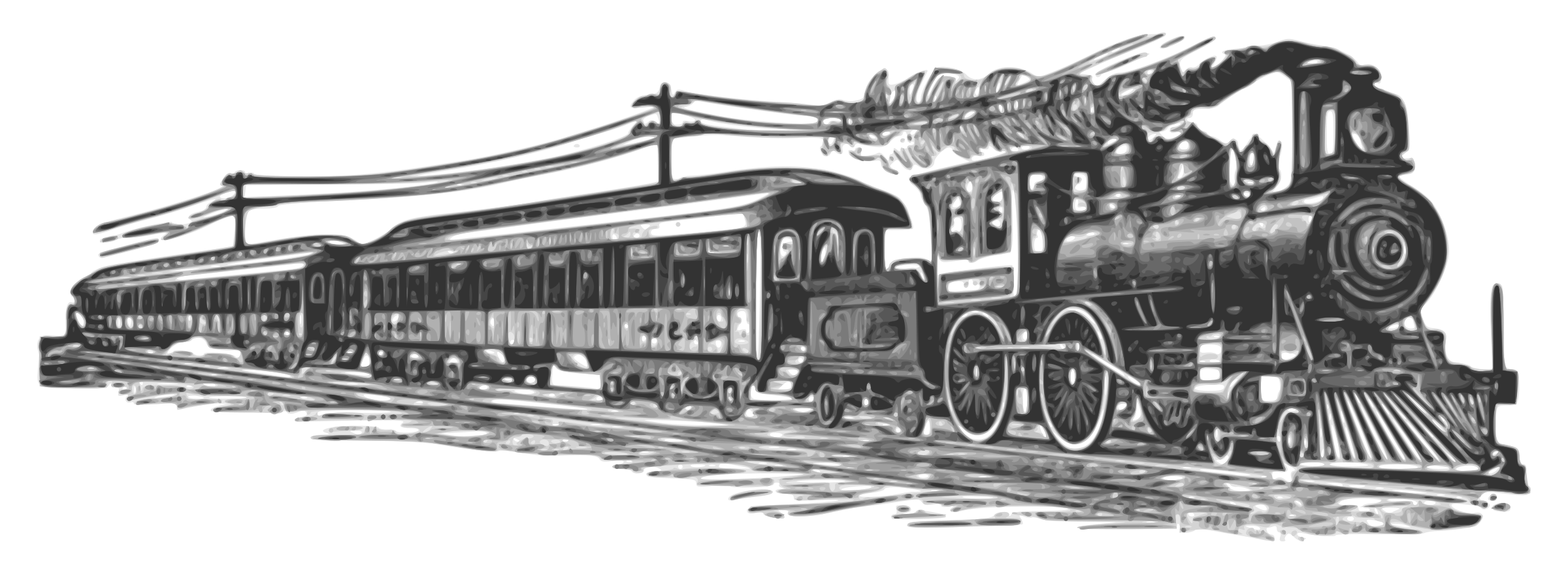 Polar Express Steam Train Clip Art – Cliparts