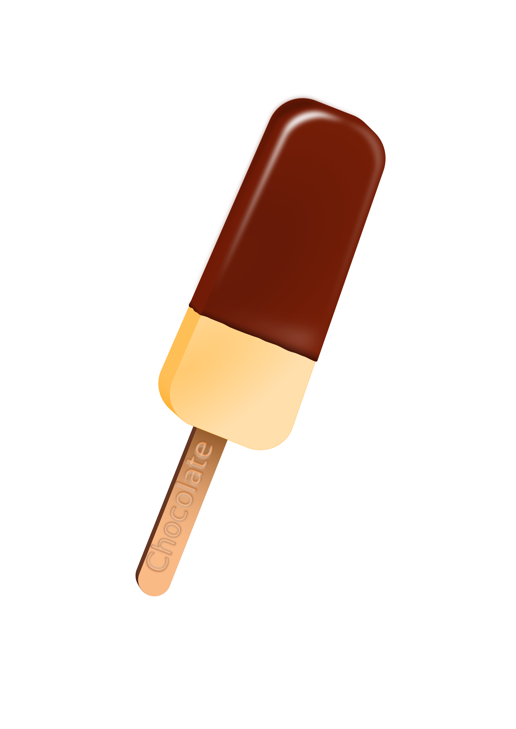 Clipart Chocolate Ice Cream Bar