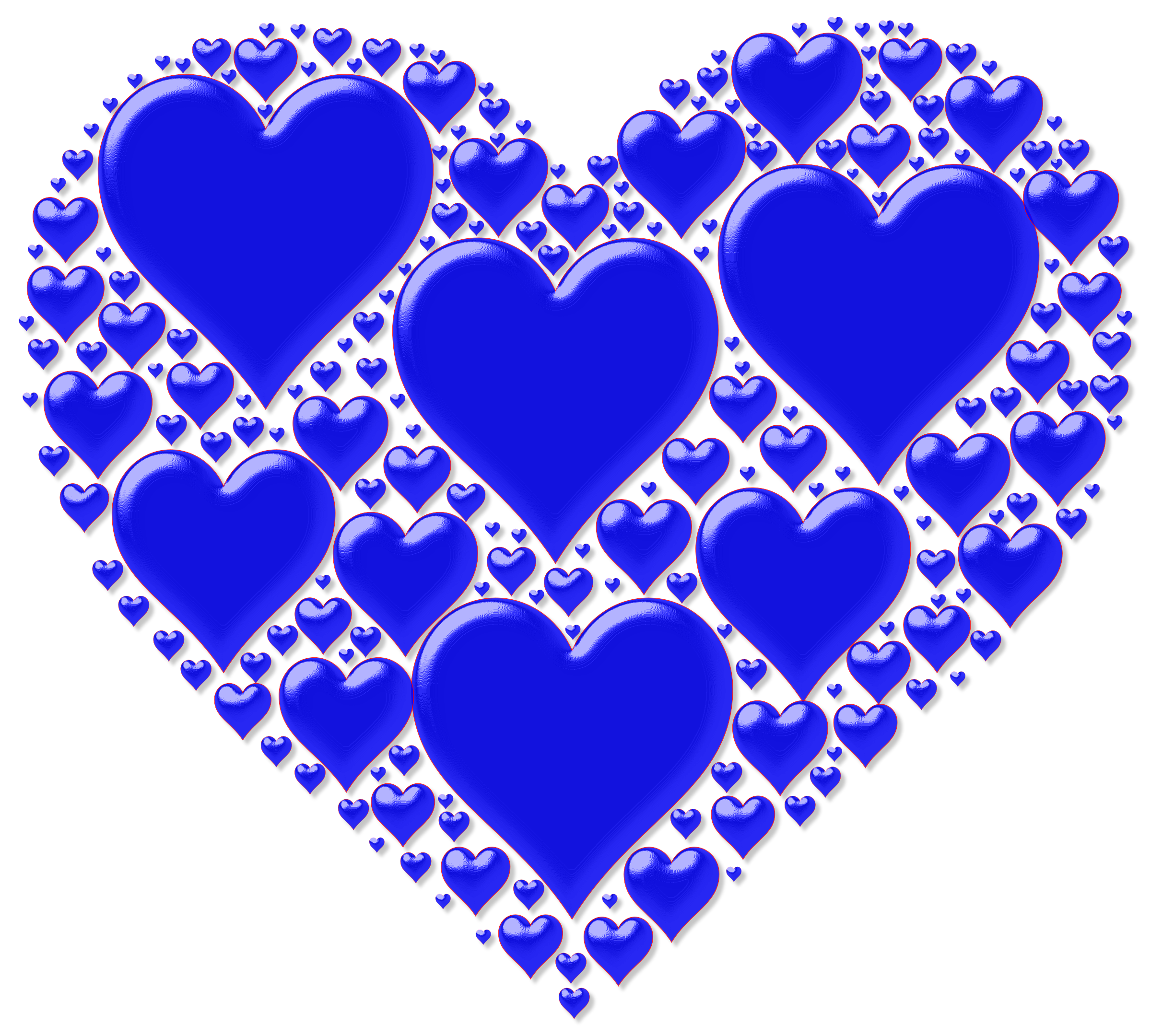 Clipart Hearts In Heart Enhanced 2