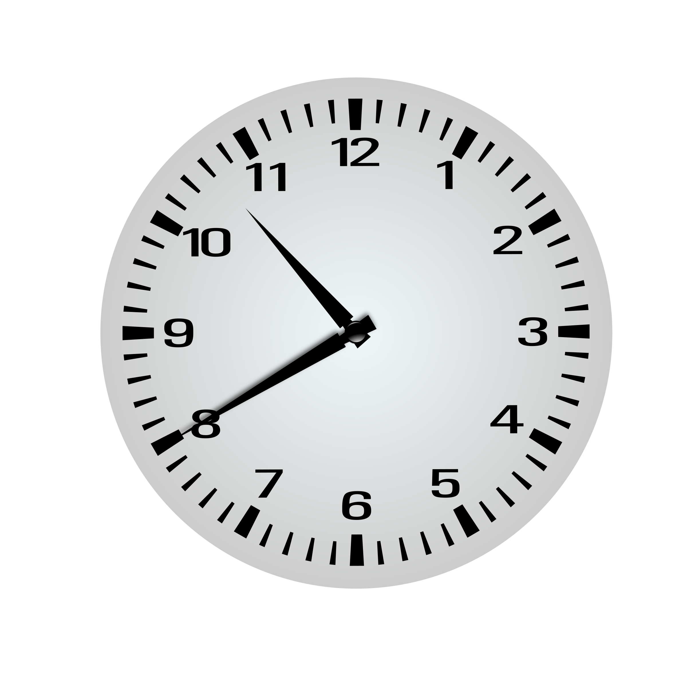 Clipart Twenty Minutes Before Eleven 10 40