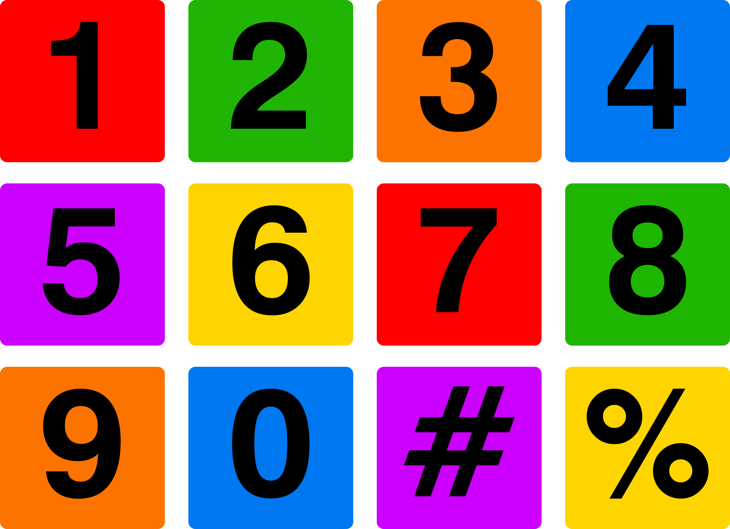 number clipart png - photo #37