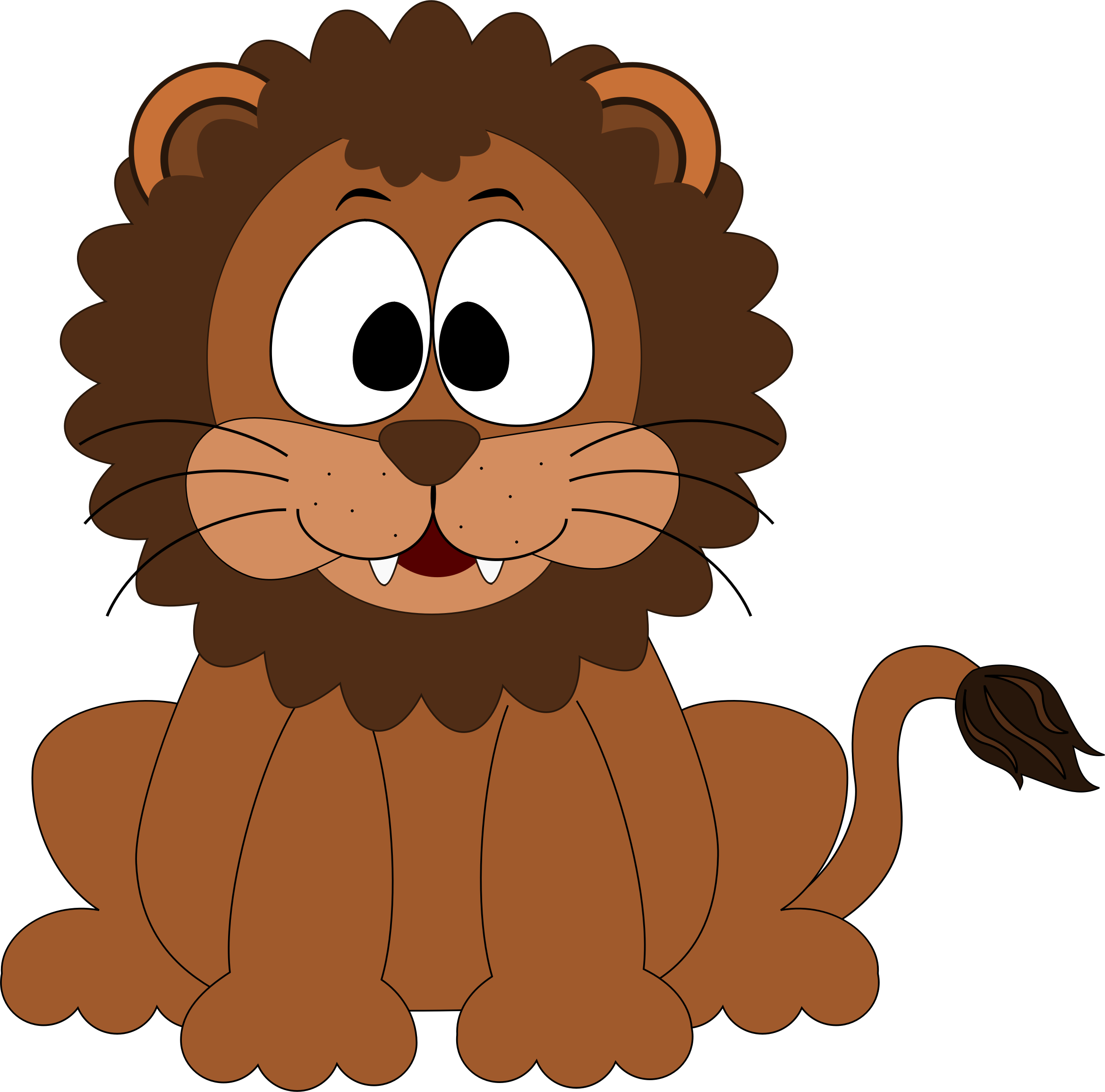 cartoon lion
